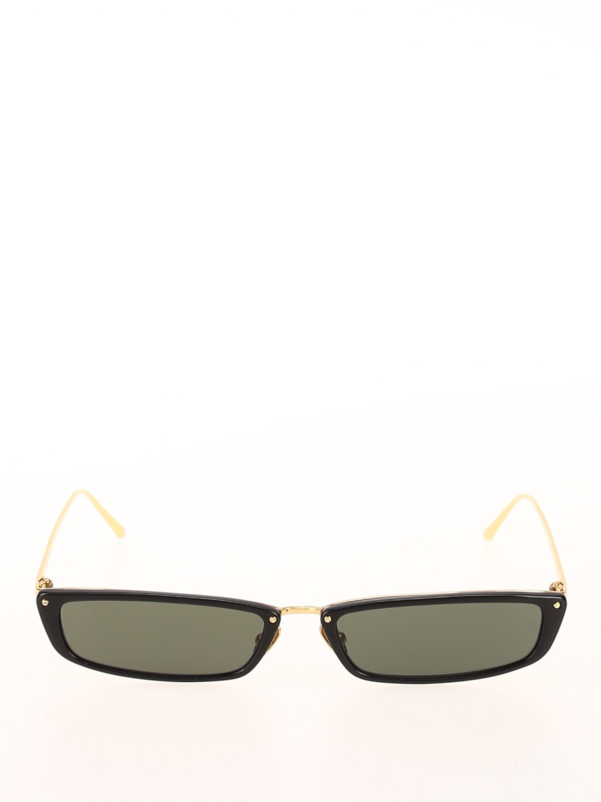 Linda Farrow Rectangular Frame Sunglasses