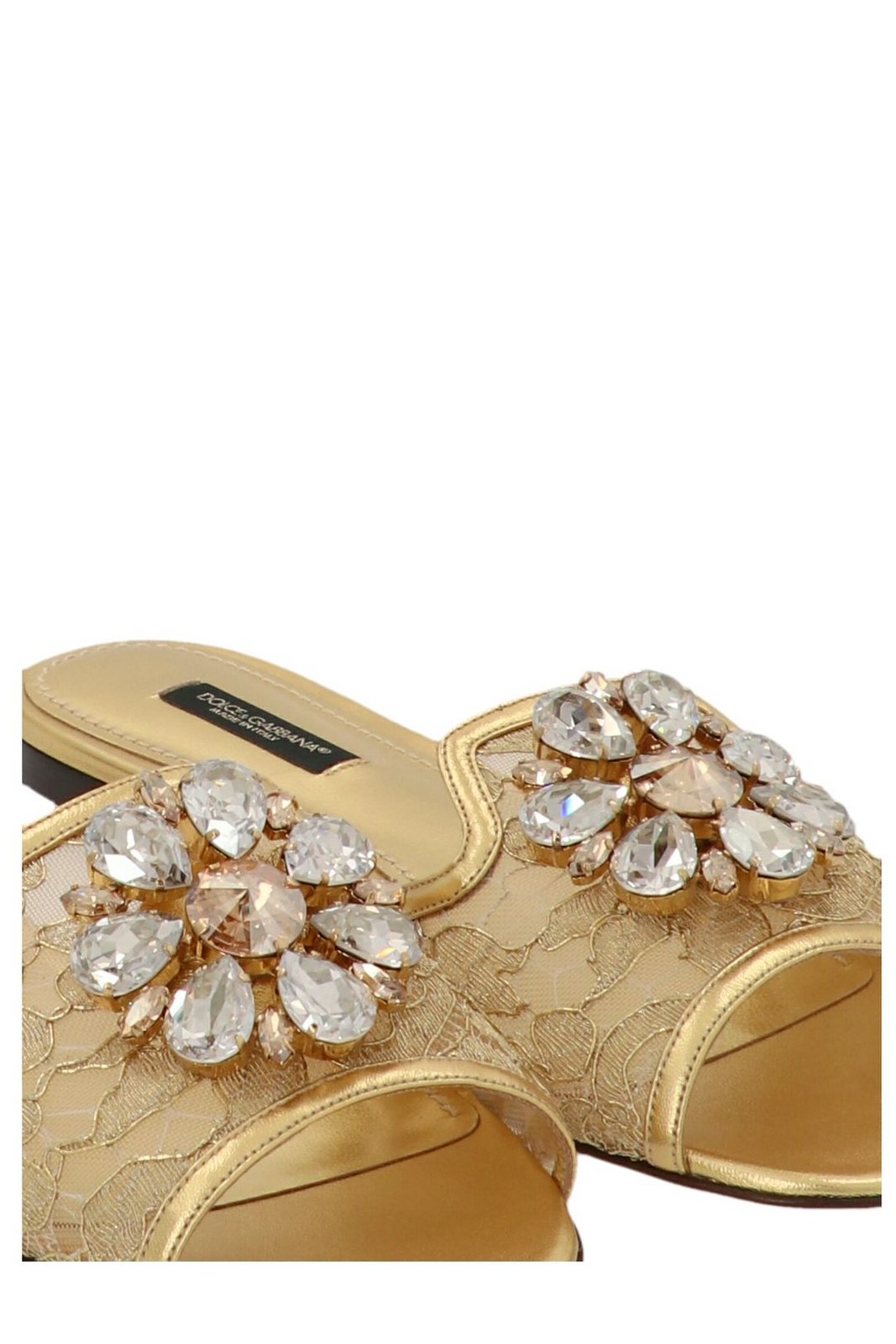Dolce & Gabbana Embellished Slip-On Sandals