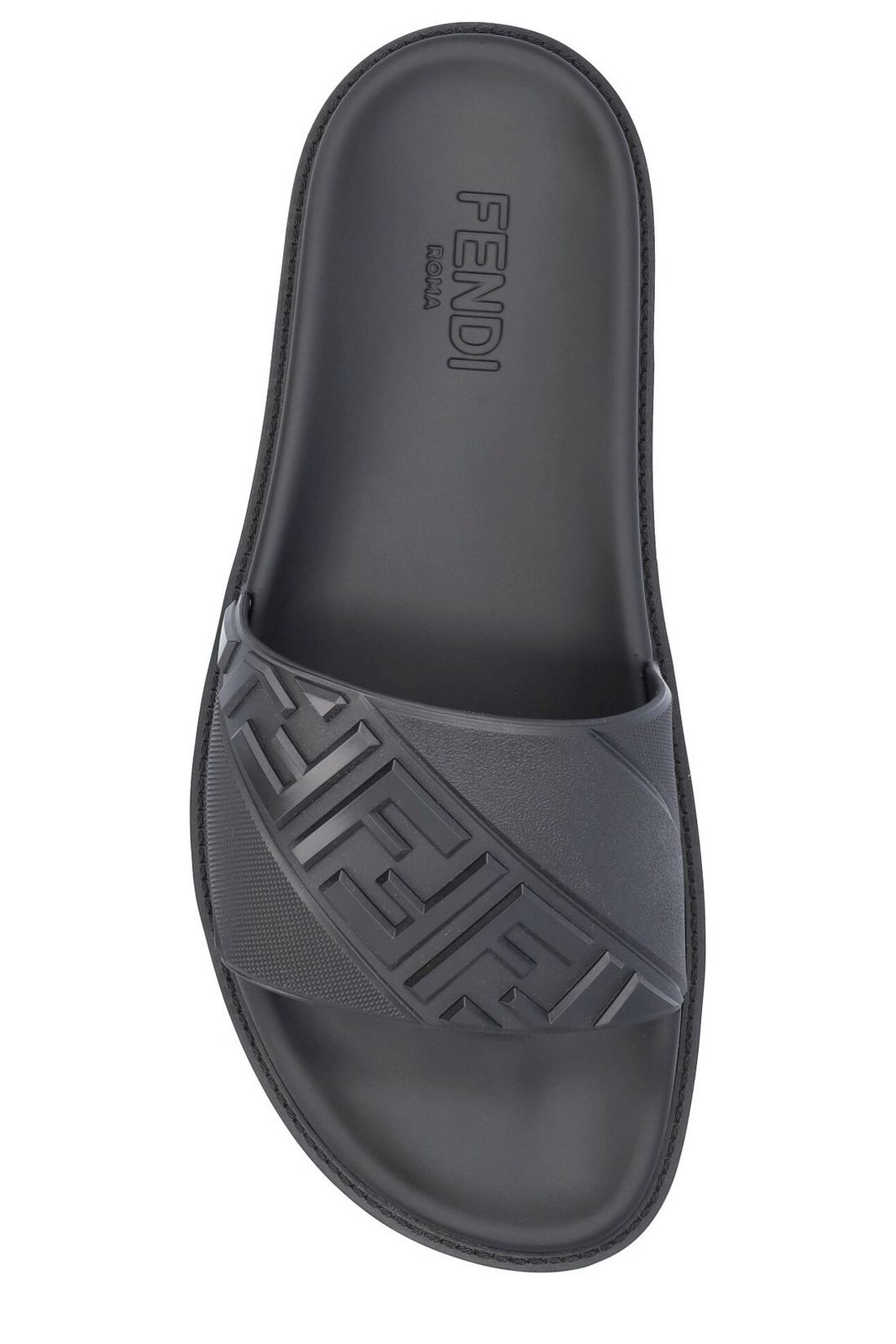 Fendi FF Motif Embossed Slides