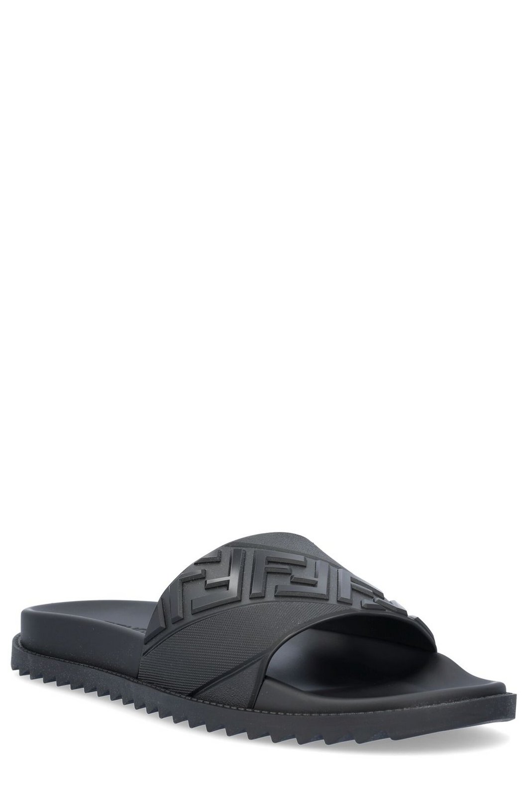 Fendi FF Motif Embossed Slides