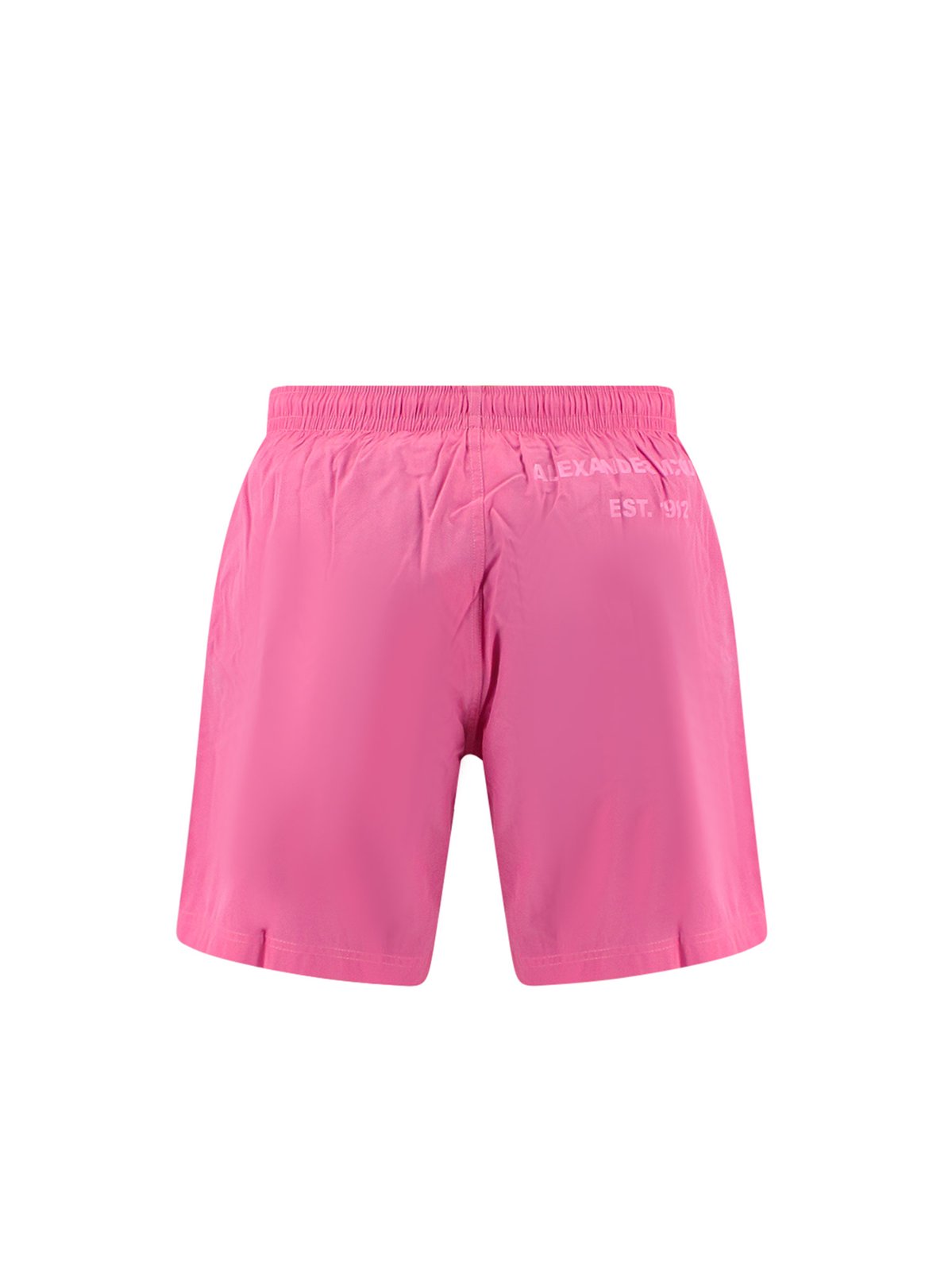 Alexander McQueen Graffiti Logo Swim Shorts