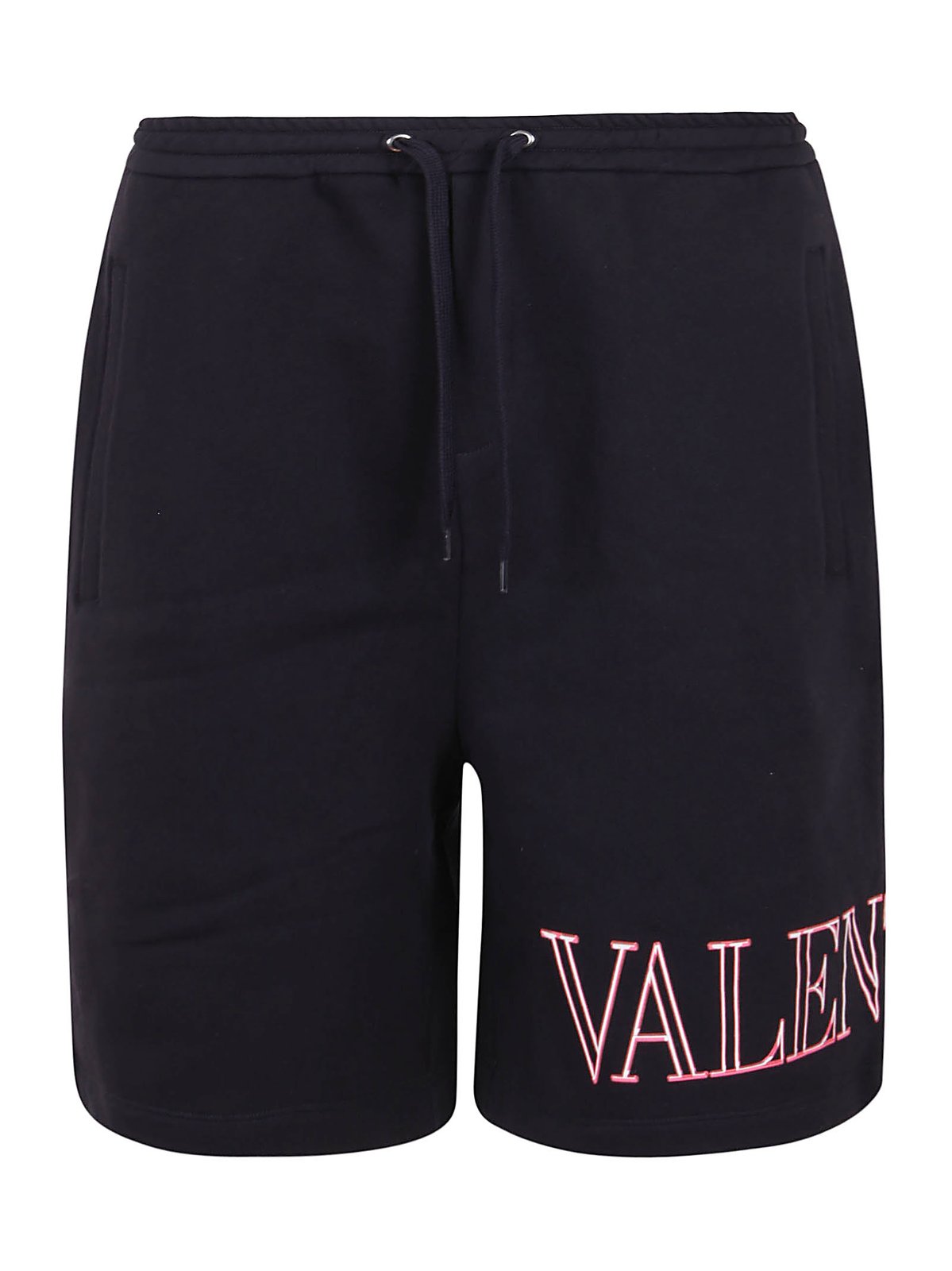 Valentino Logo Print Drawstring Shorts