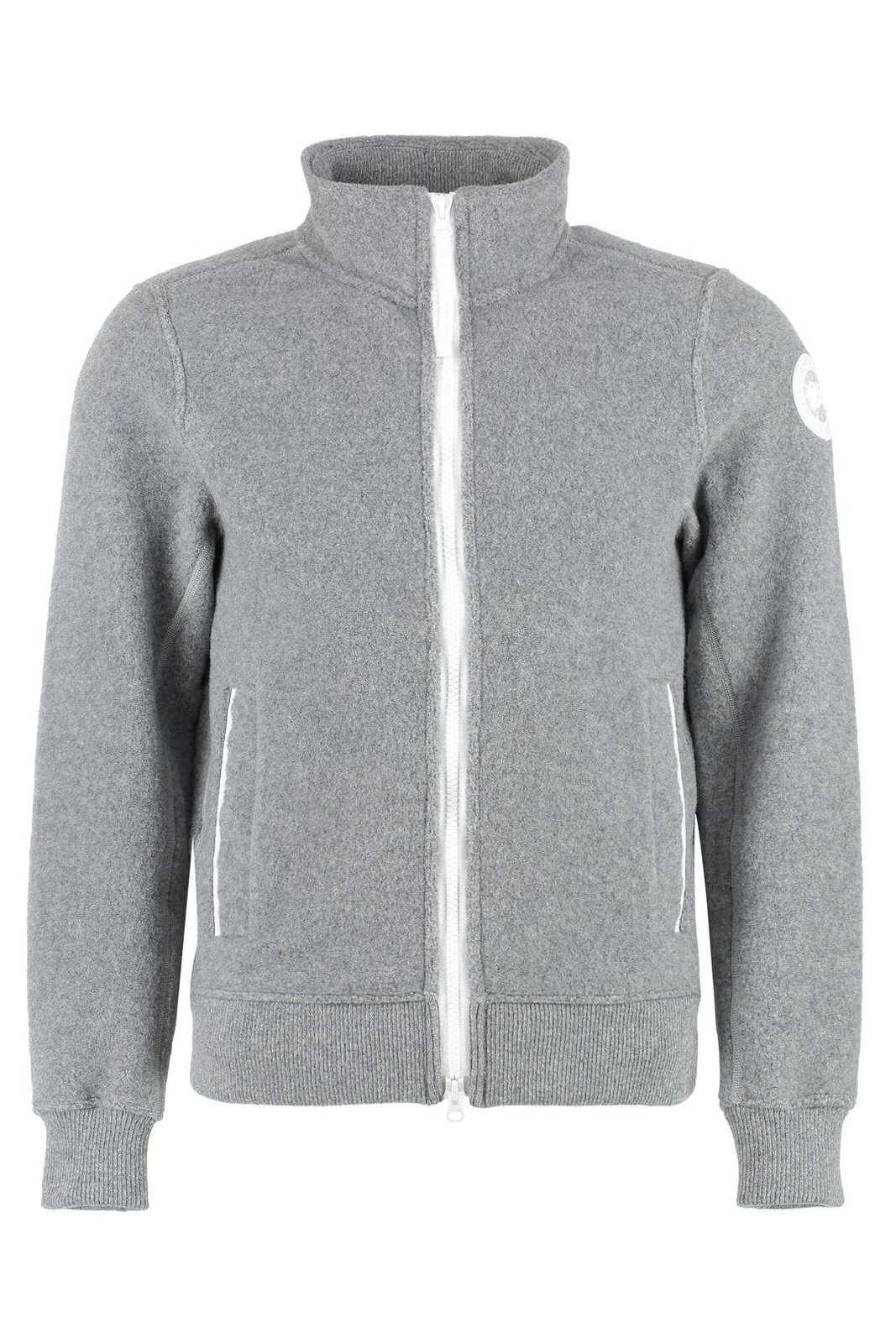 Canada Goose Logo Patch Zipped Jacket