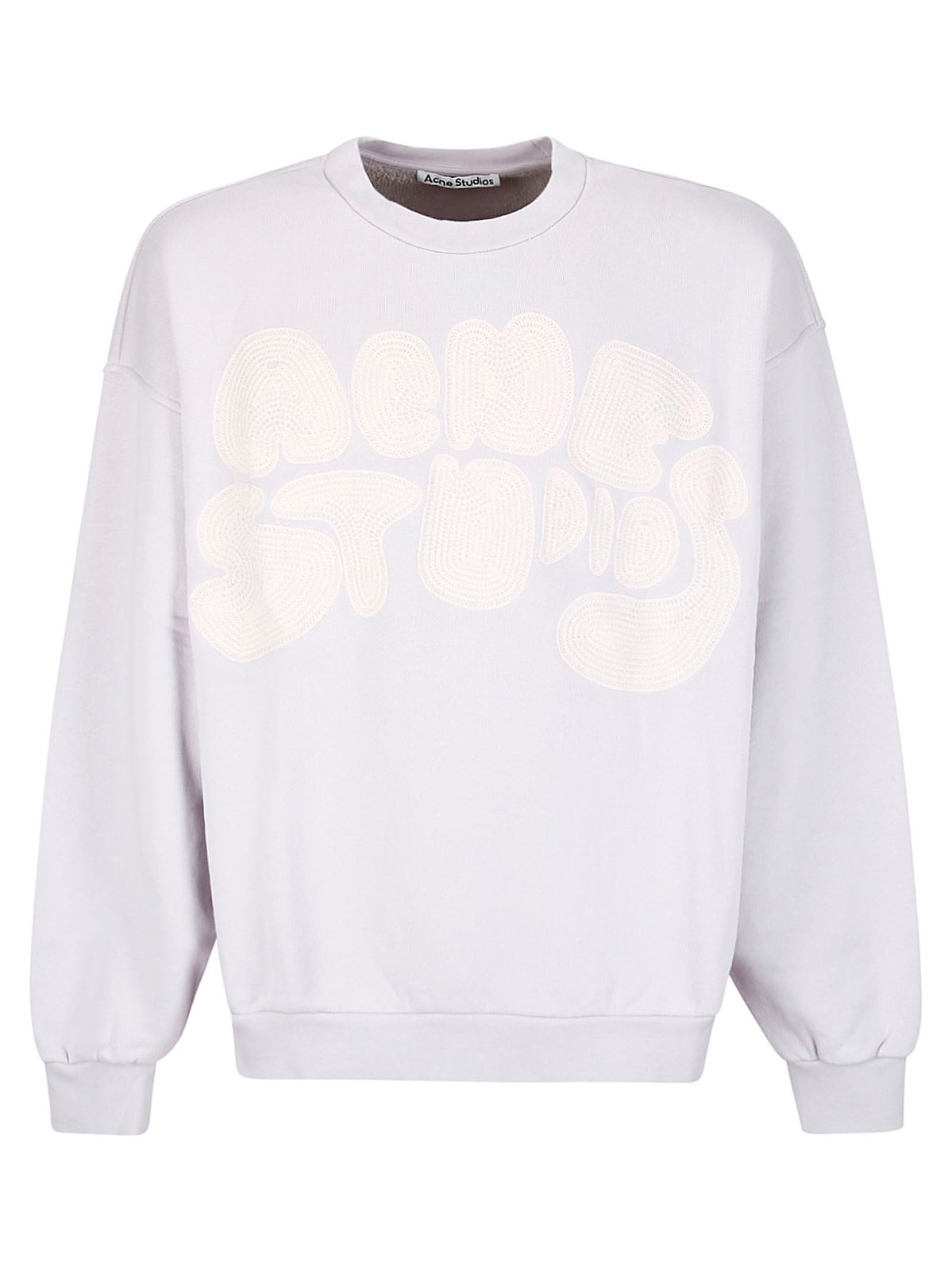 Acne Studios Bubble Logo Embroidered Crewneck Sweatshirt