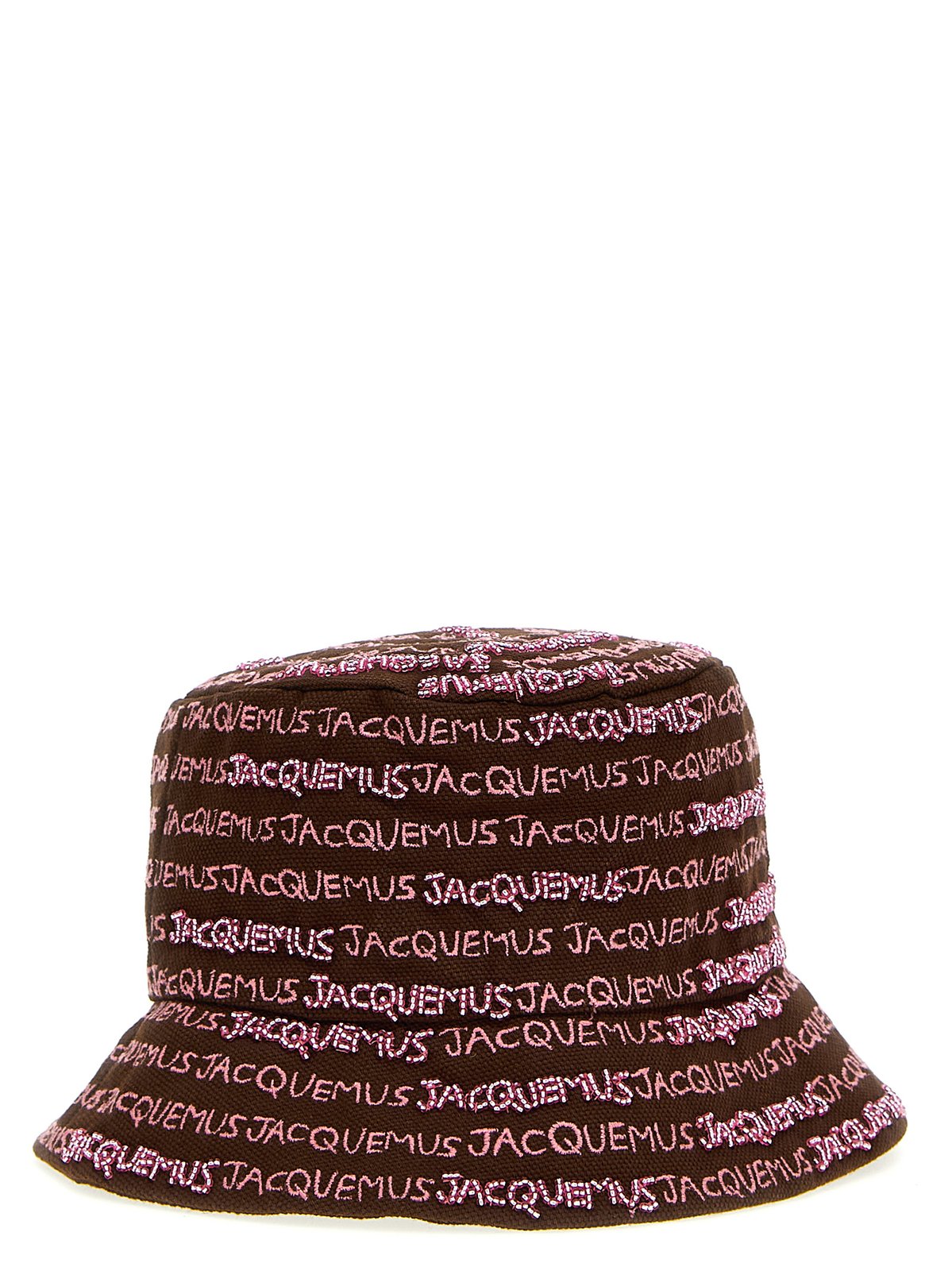 Jacquemus All-Over Logo Embroidered Bucket Hat