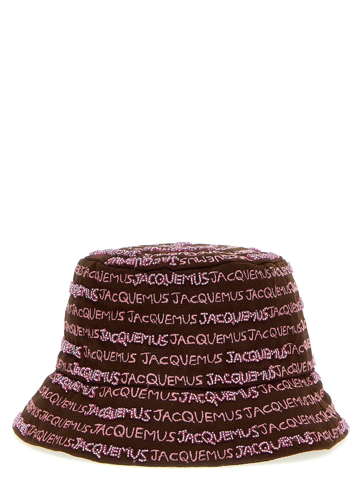 Jacquemus All-Over Logo Embroidered Bucket Hat