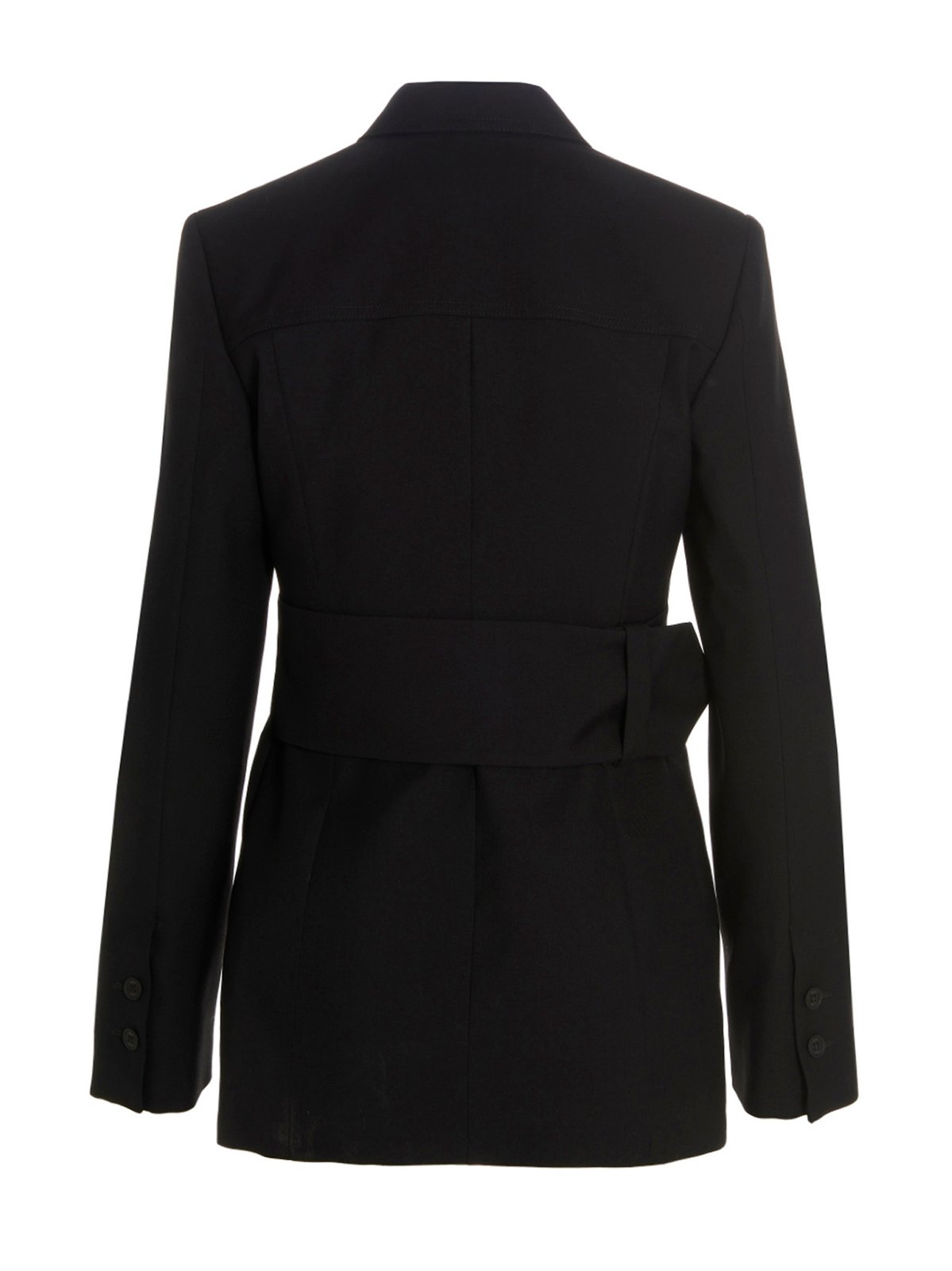 Off-White Single-Breasted Long-Sleeved Jacket