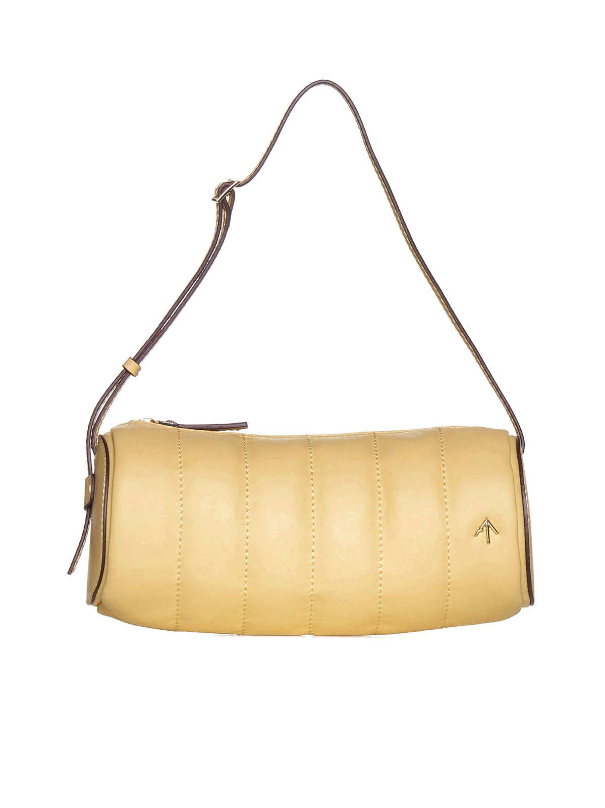 Manu Atelier Logo-Plaque Padded Shoulder Bag