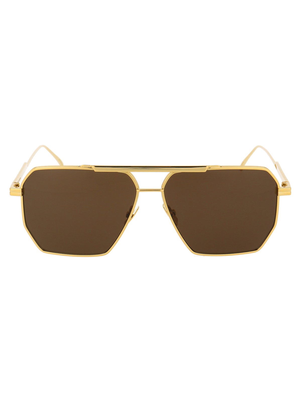 Bottega Veneta Eyewear Pilot Frame Sunglasses
