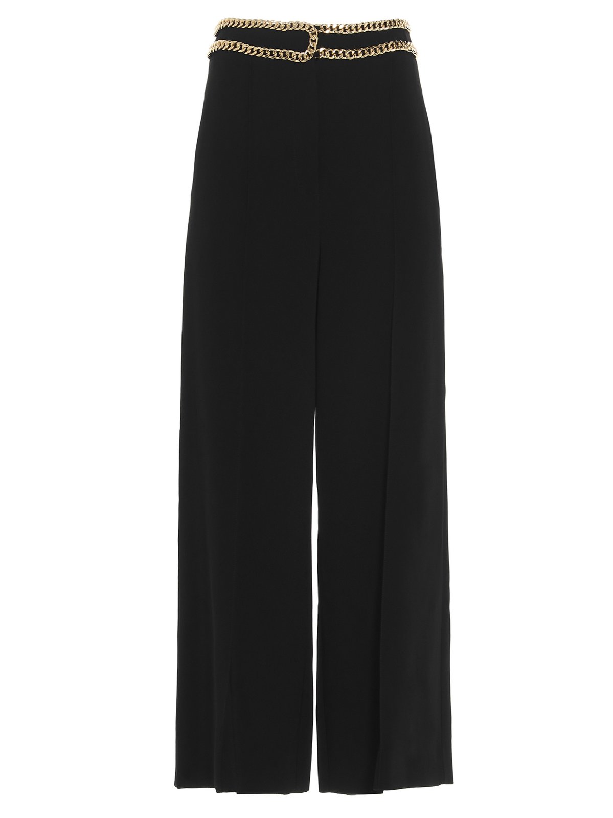 Moschino Chain-Embellished Cropped Trousers