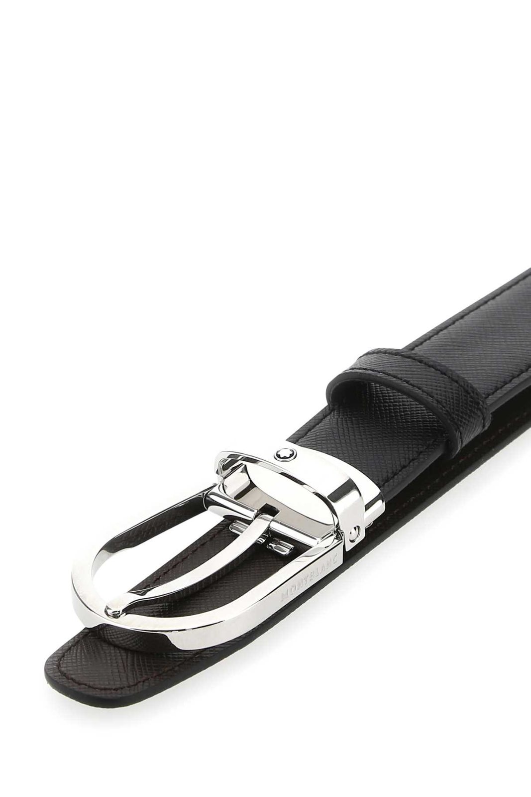 Montblanc Reversible Logo Detailed Buckle Belt