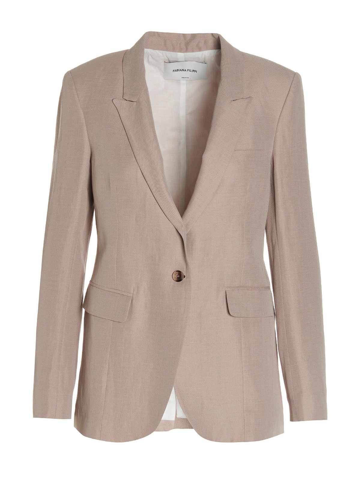 Fabiana Filippi Single Breasted Slim Fit Blazer