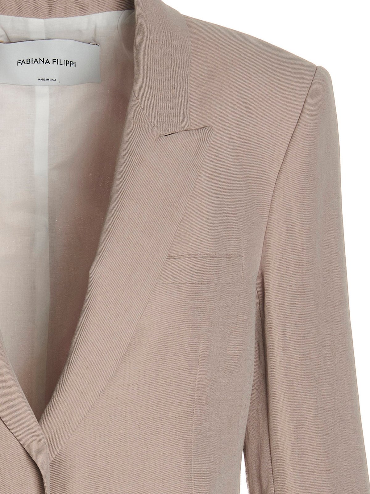 Fabiana Filippi Single Breasted Slim Fit Blazer