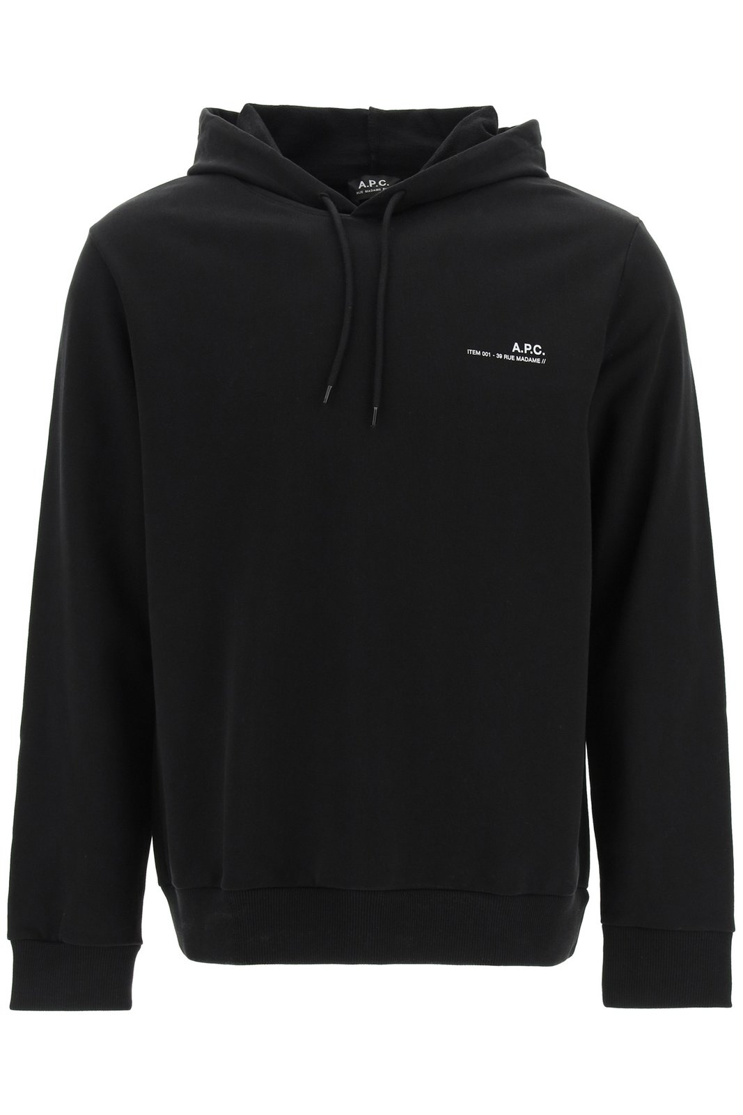 A.P.C. Logo Printed Drawstring Hoodie