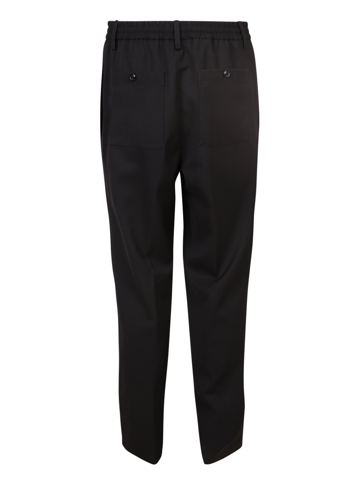 AMI Straight Leg Taillierte Hose mit hoher Taille