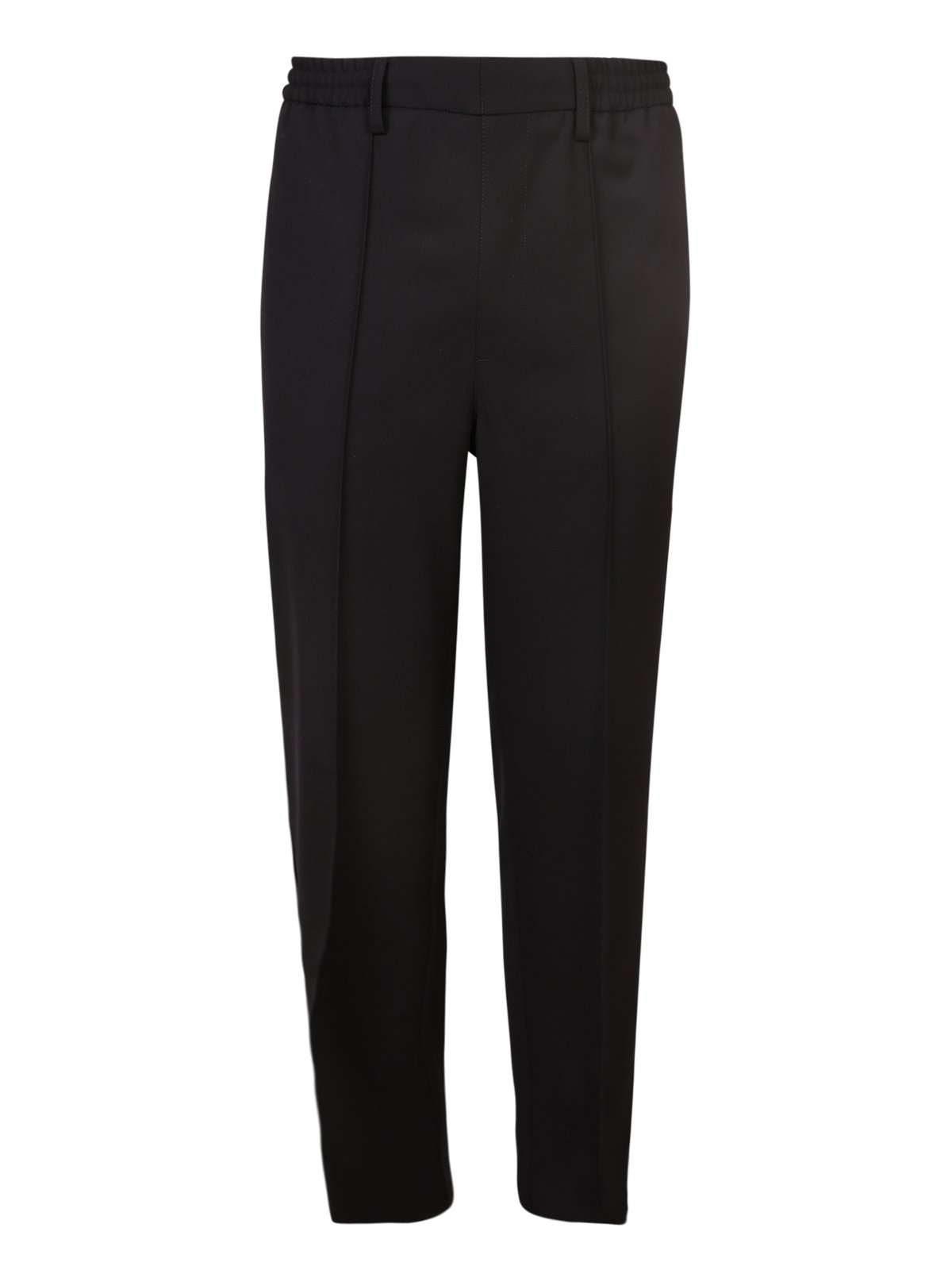 AMI Straight Leg Taillierte Hose mit hoher Taille
