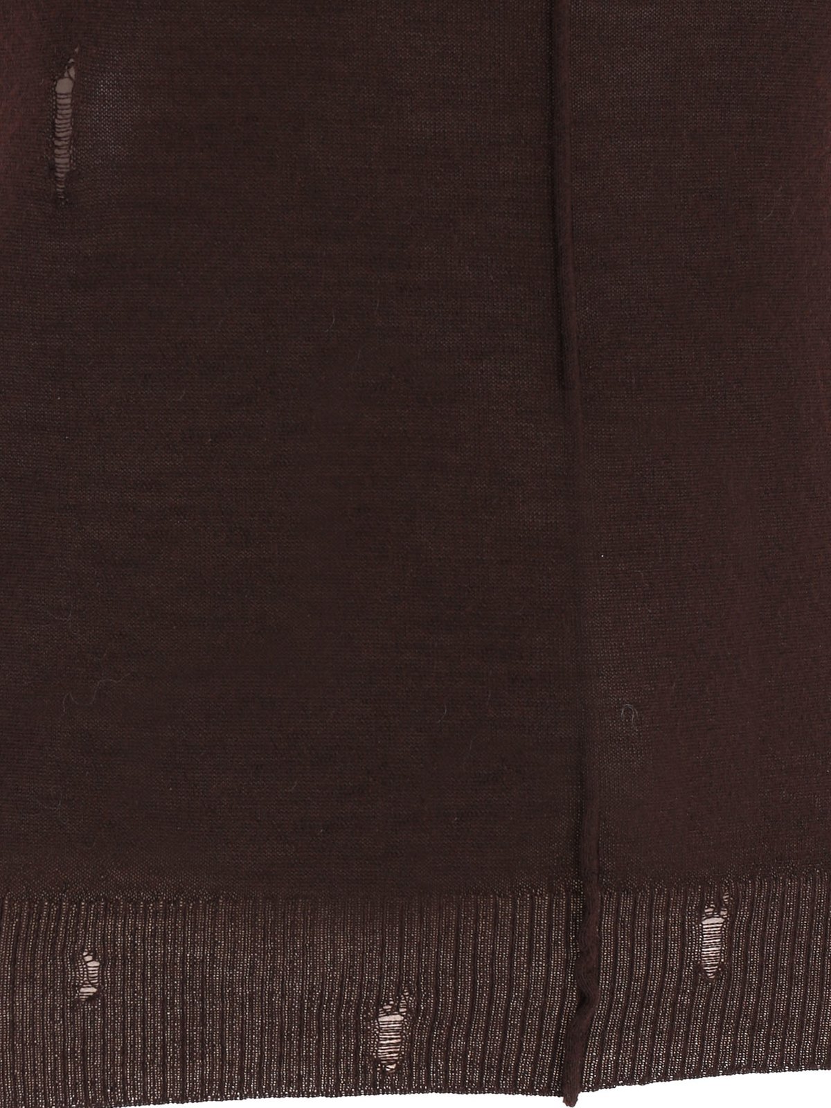 Amiri Stehkragen Distressed Strickweste