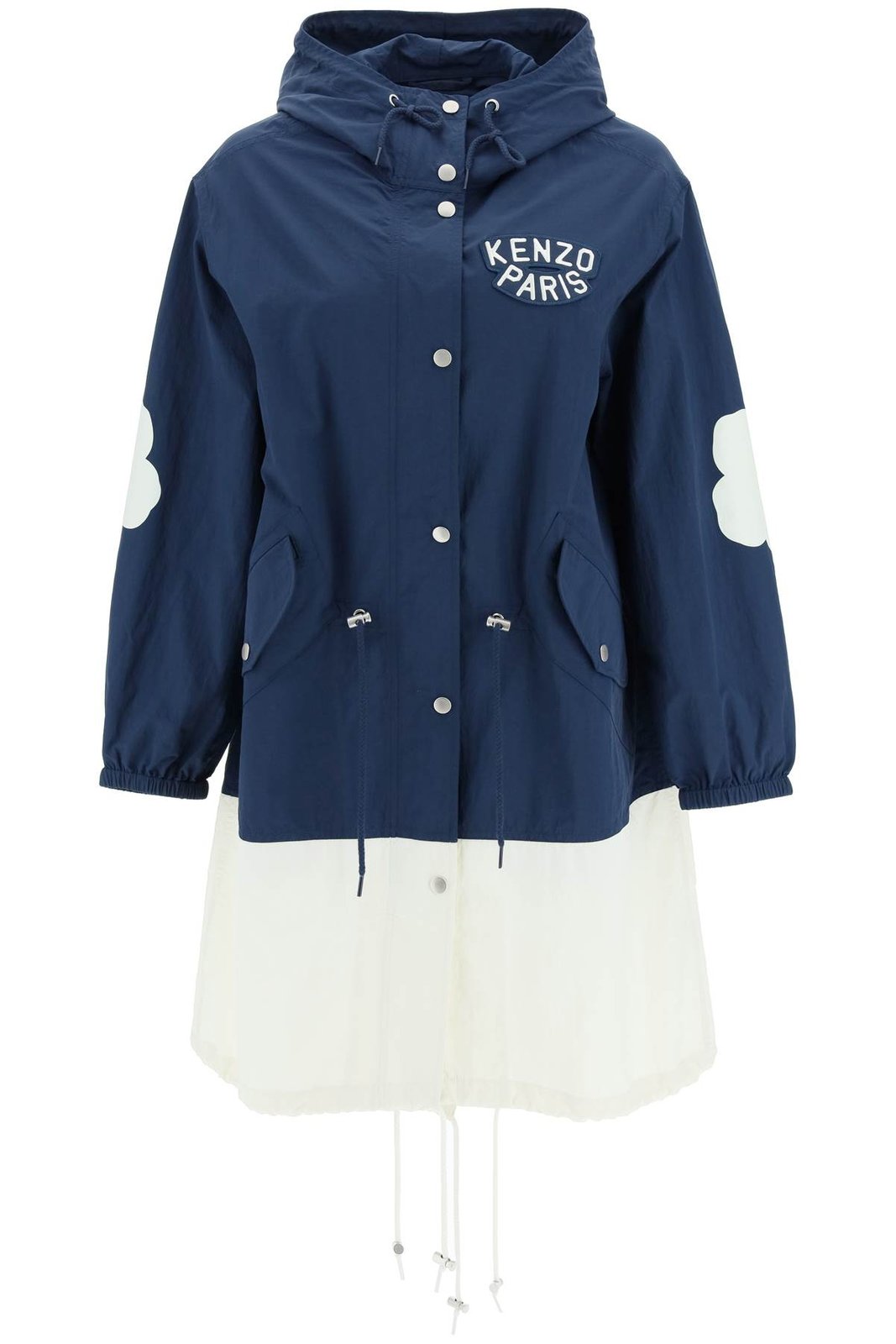 Kenzo Sailor Long Windbreaker-Kapuzenjacke