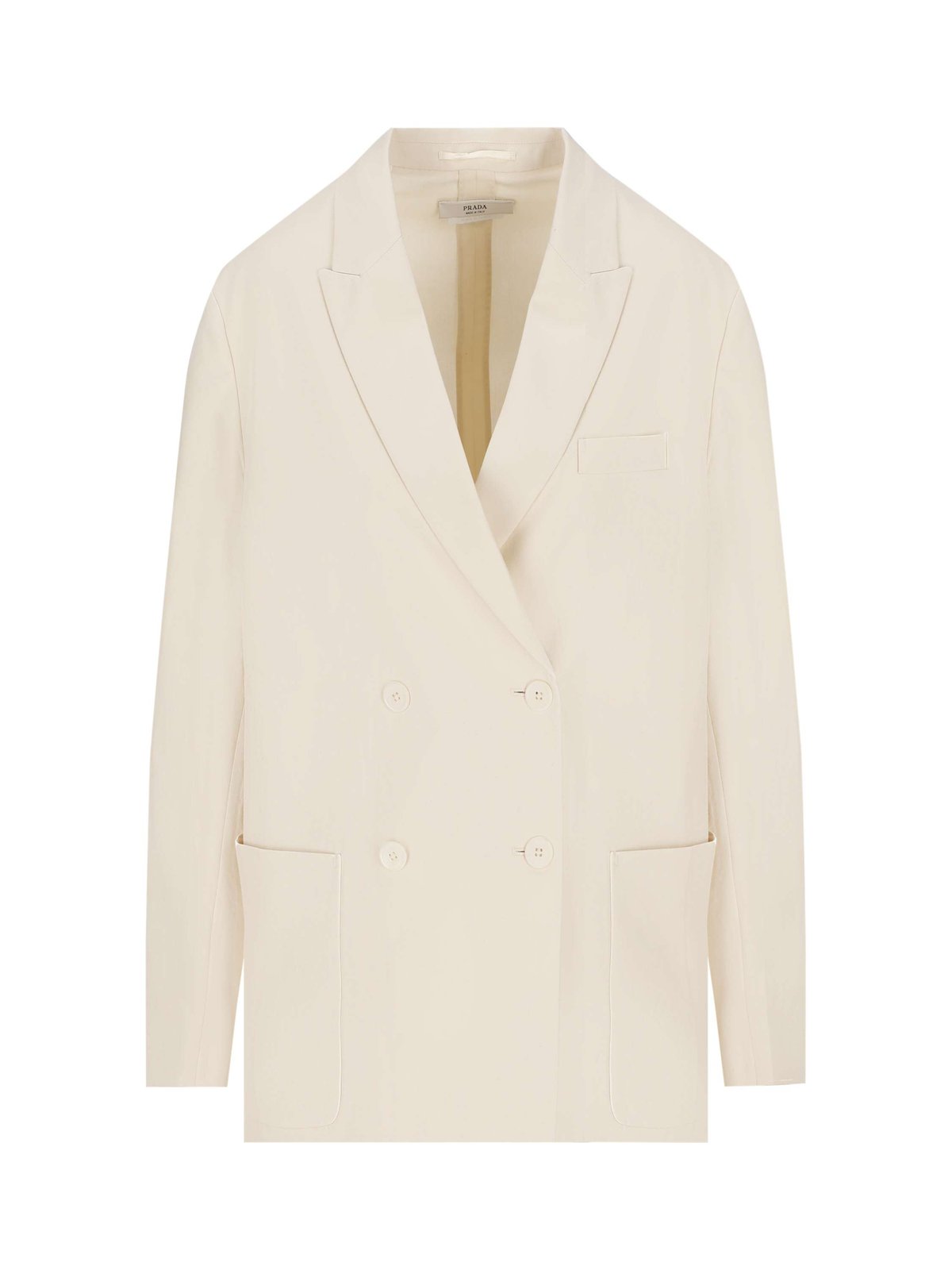 Prada Double-Breasted Long Sleeved Blazer
