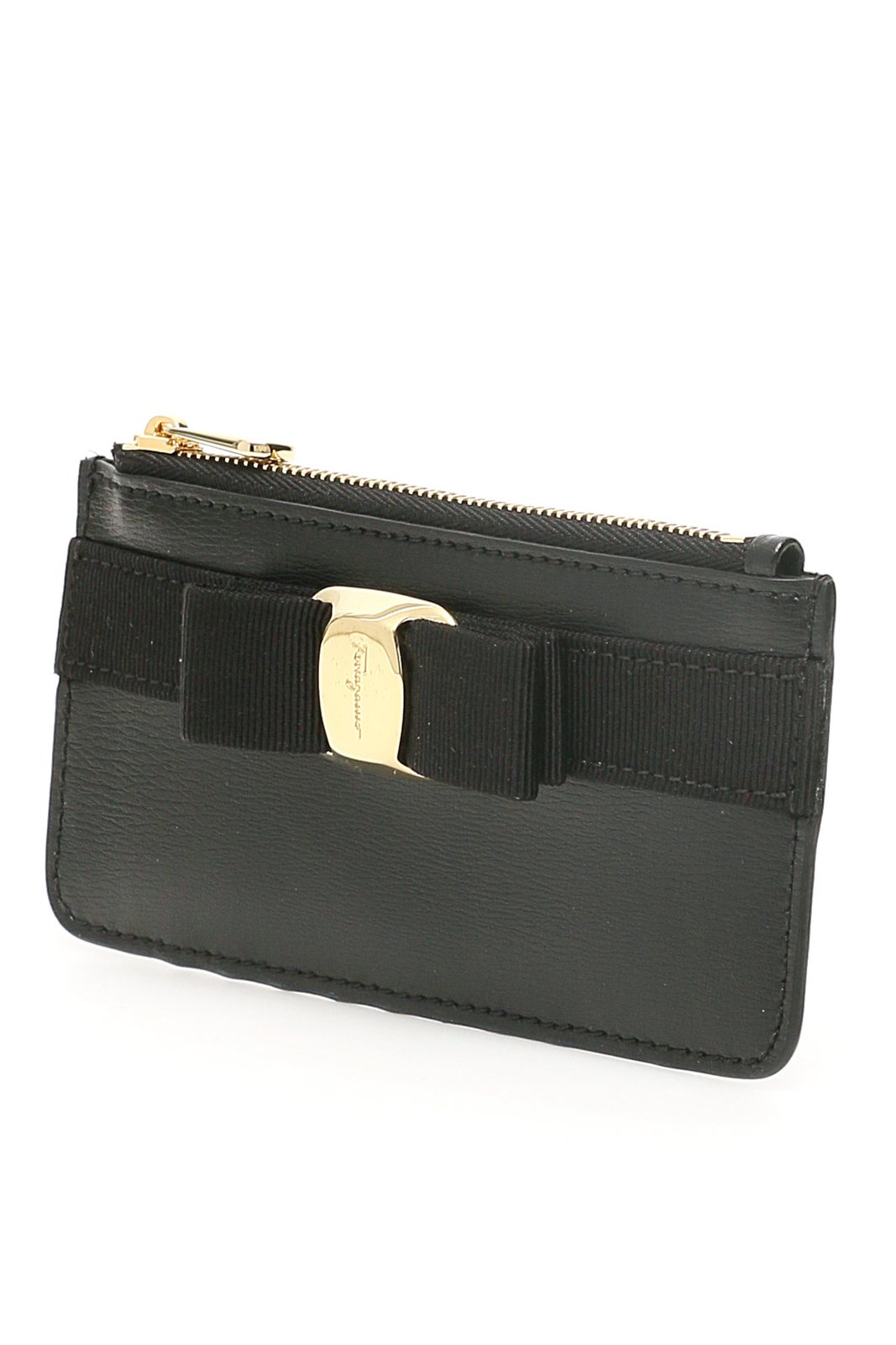 Ferragamo Vara Bow Zipped Cardholder
