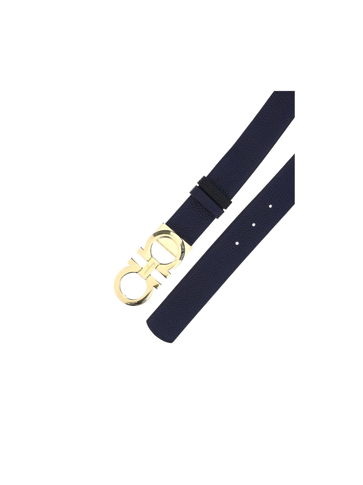 Ferragamo Gancini Buckle Reversible Belt