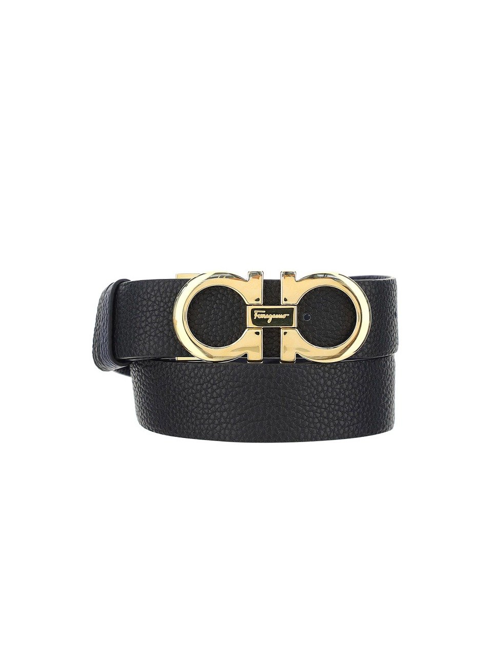 Ferragamo Gancini Buckle Reversible Belt