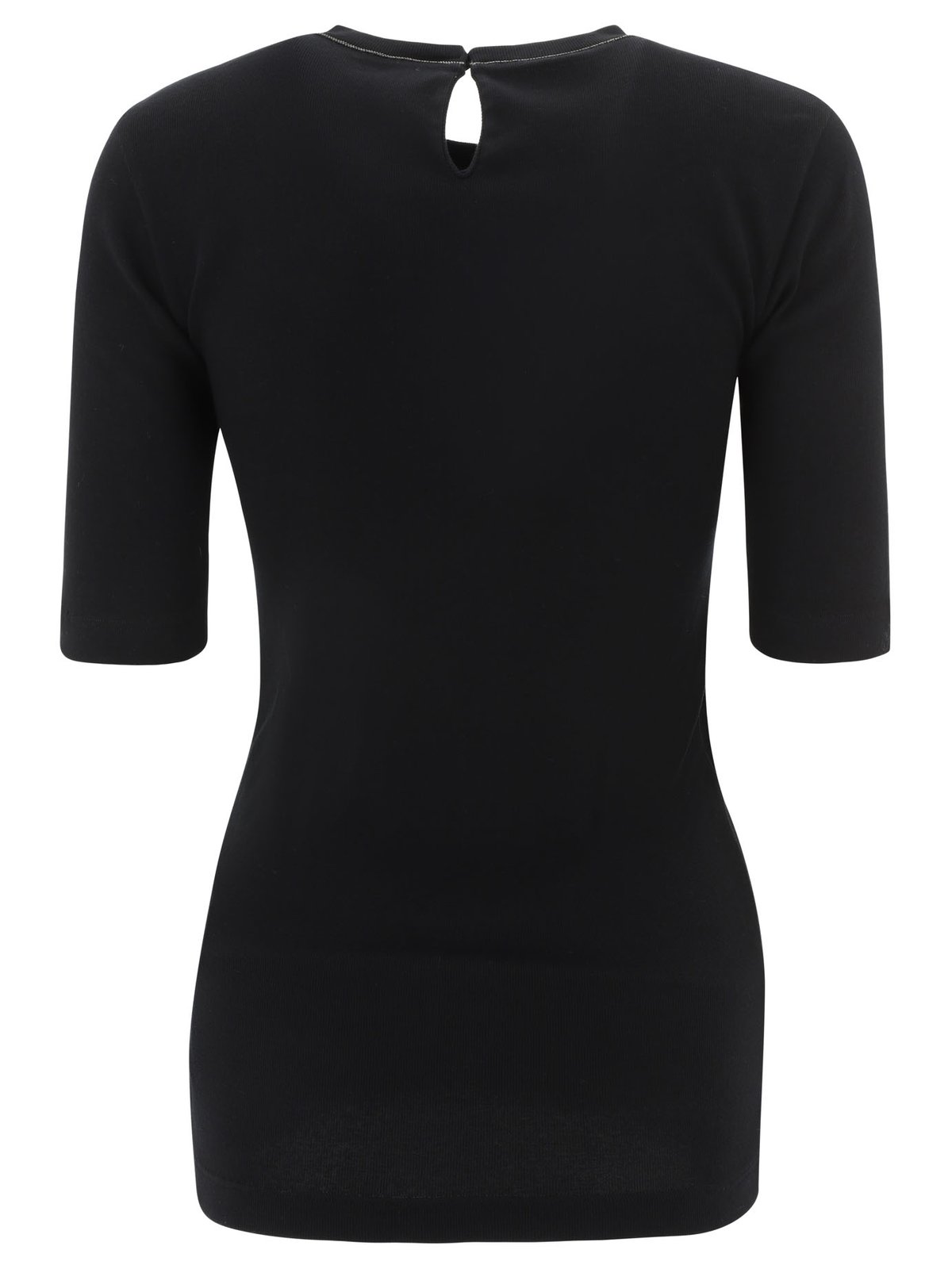 Brunello Cucinelli Embellished Short-Sleeved T-Shirt