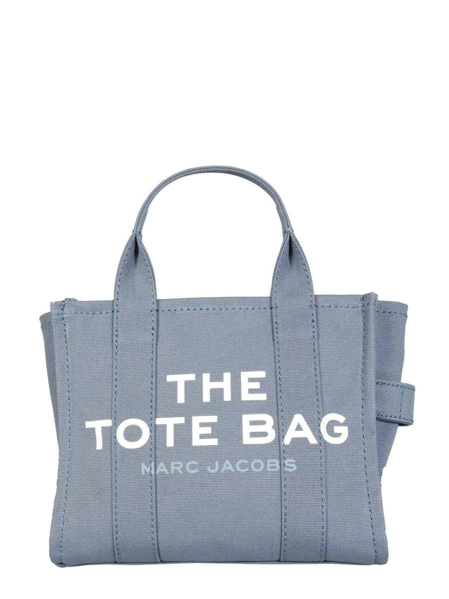 Marc Jacobs Logo Printed Zip-Up Small Tote Bag