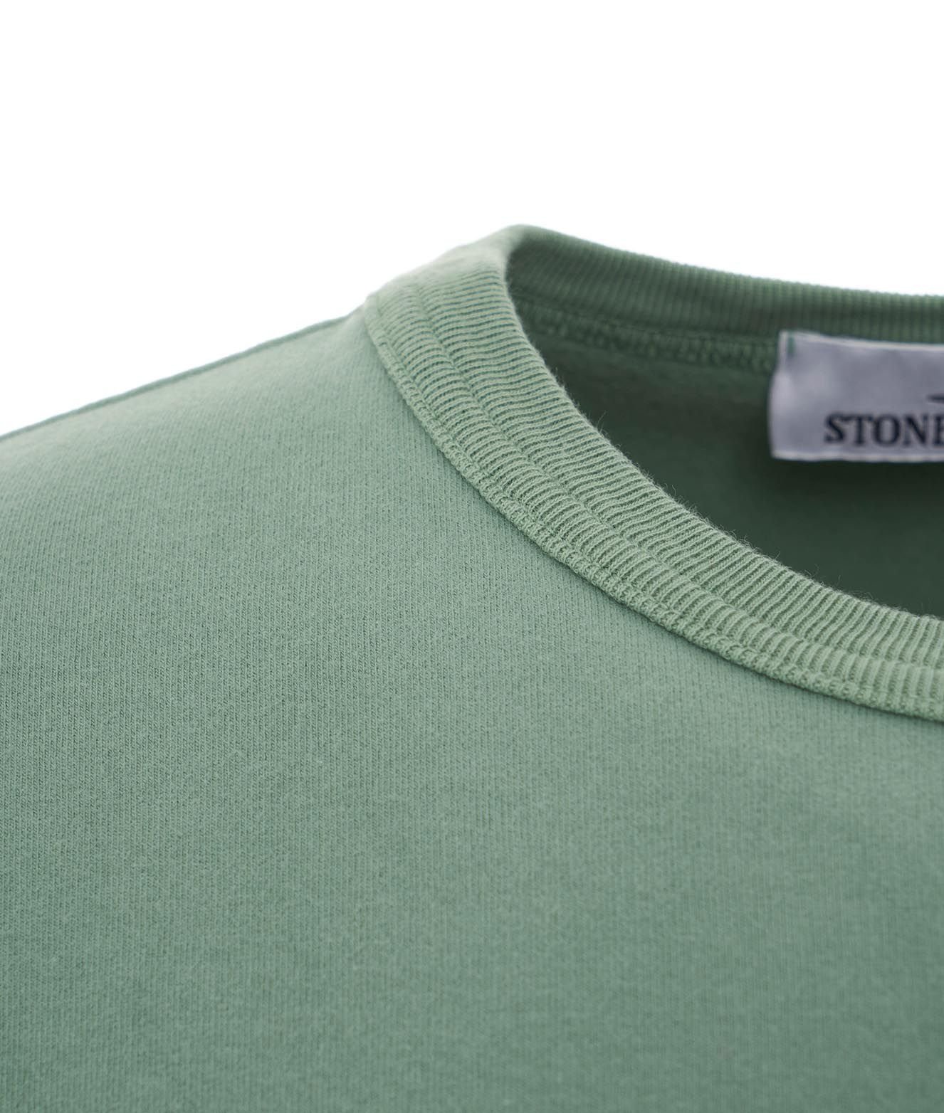 Stone Island Logo Patch Crewneck Sweatshirt