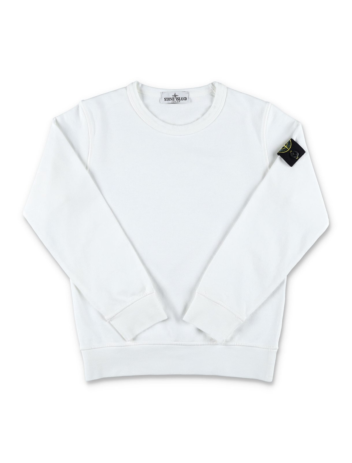 Stone Island Junior Logo Patch Crewneck Sweatshirt