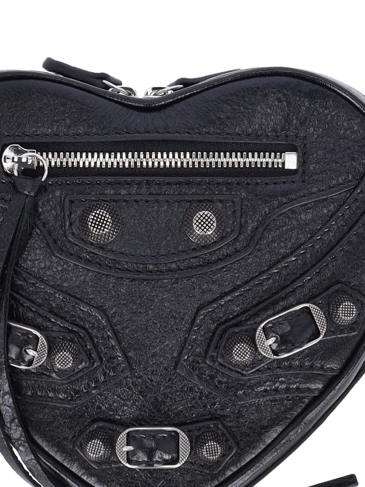 Balenciaga Mini Le Cagole Heart Crossbody Bag