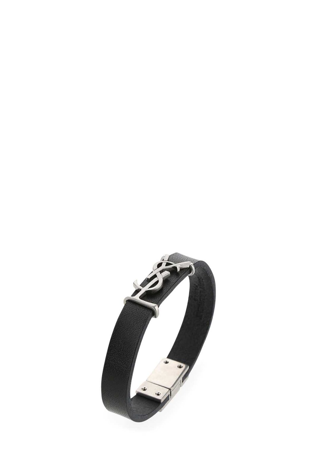 Saint Laurent Logo Plaque Bracelet