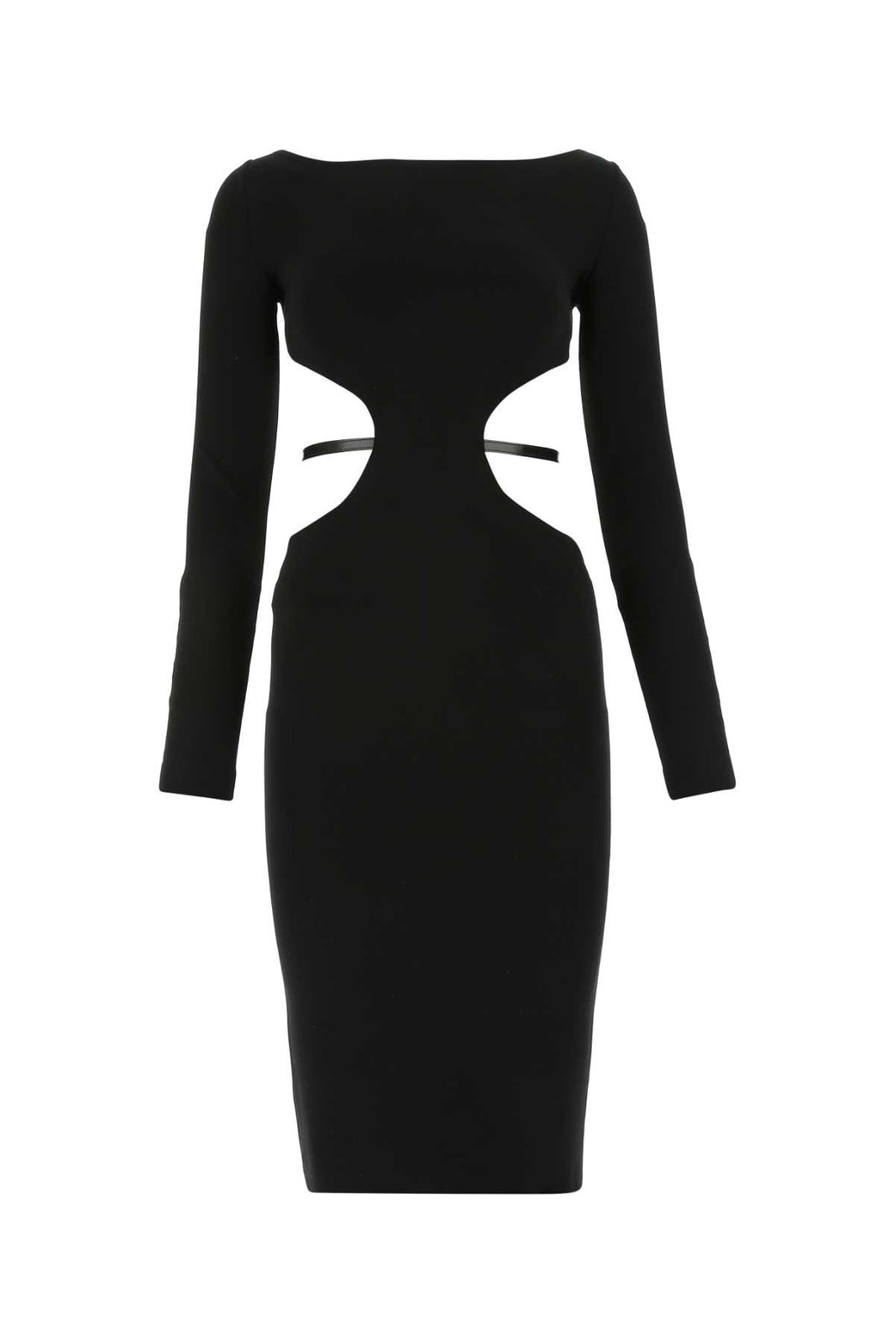 Dsquared2 Cut-Out Detailed Belted Midi Dress 2 Dsquared2 Cut-Out Detailed Belted Midi Dress