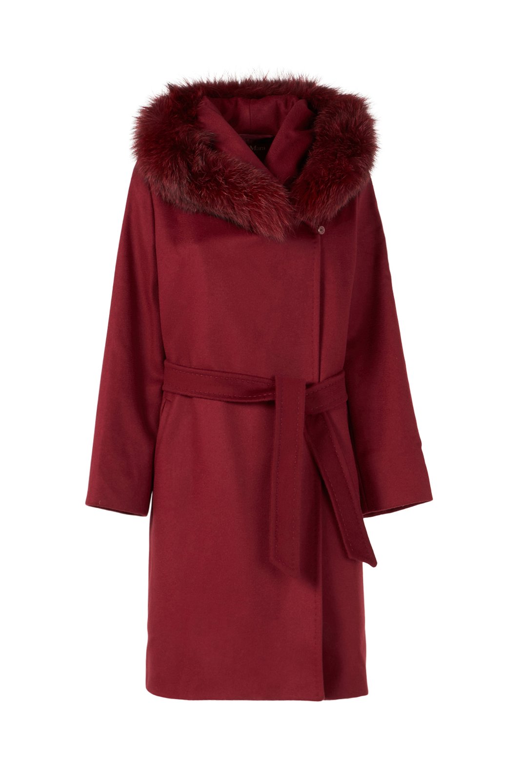 Max Mara Studio Belted Long-Sleeved Coat