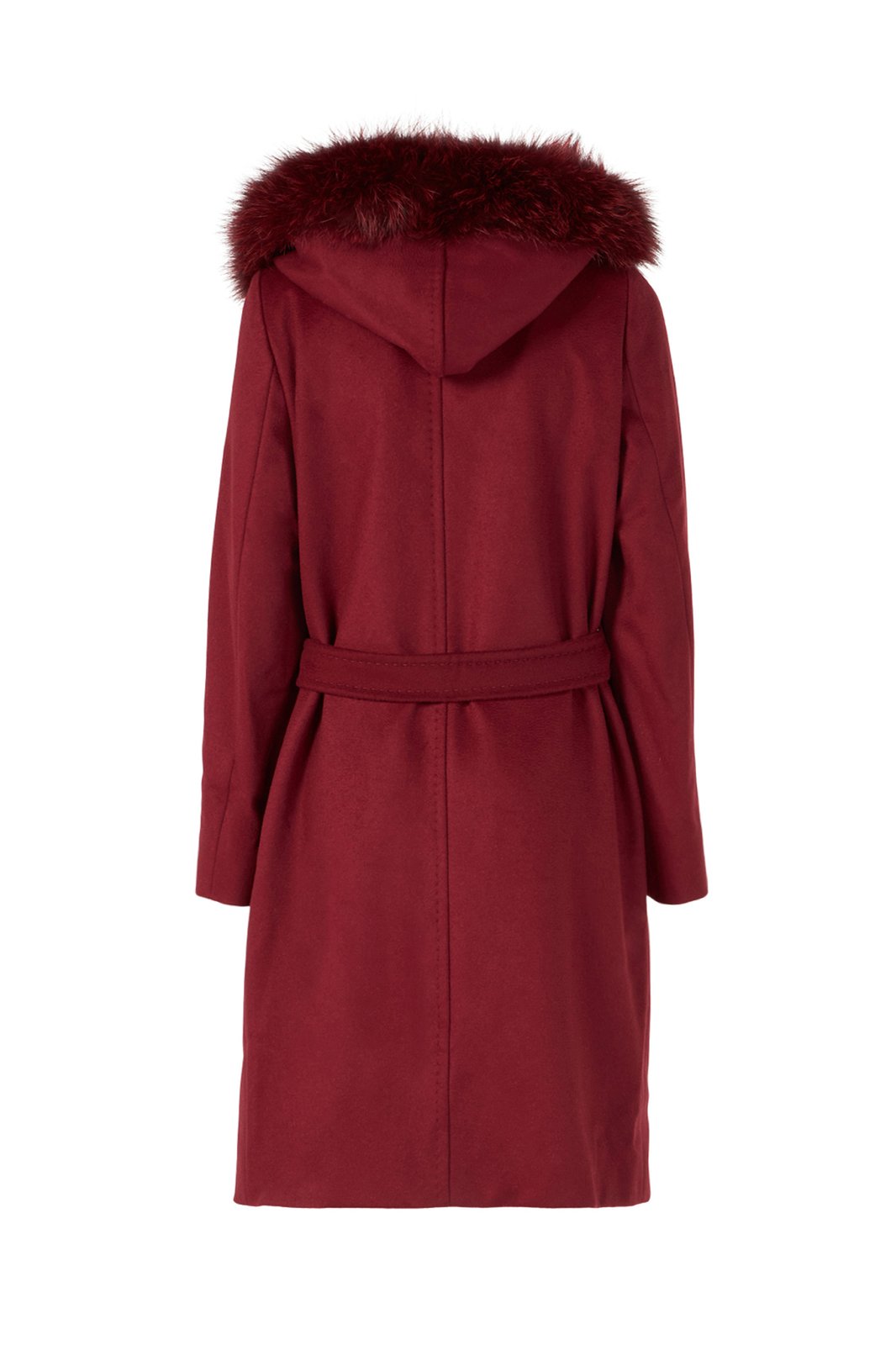 Max Mara Studio Belted Long-Sleeved Coat