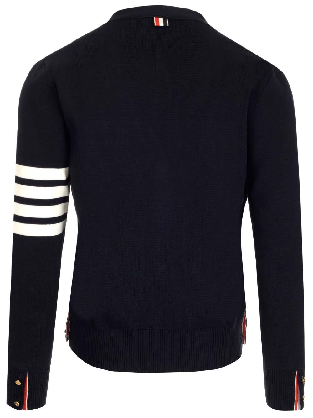 Thom Browne 4-Bar V-Neck Cardigan