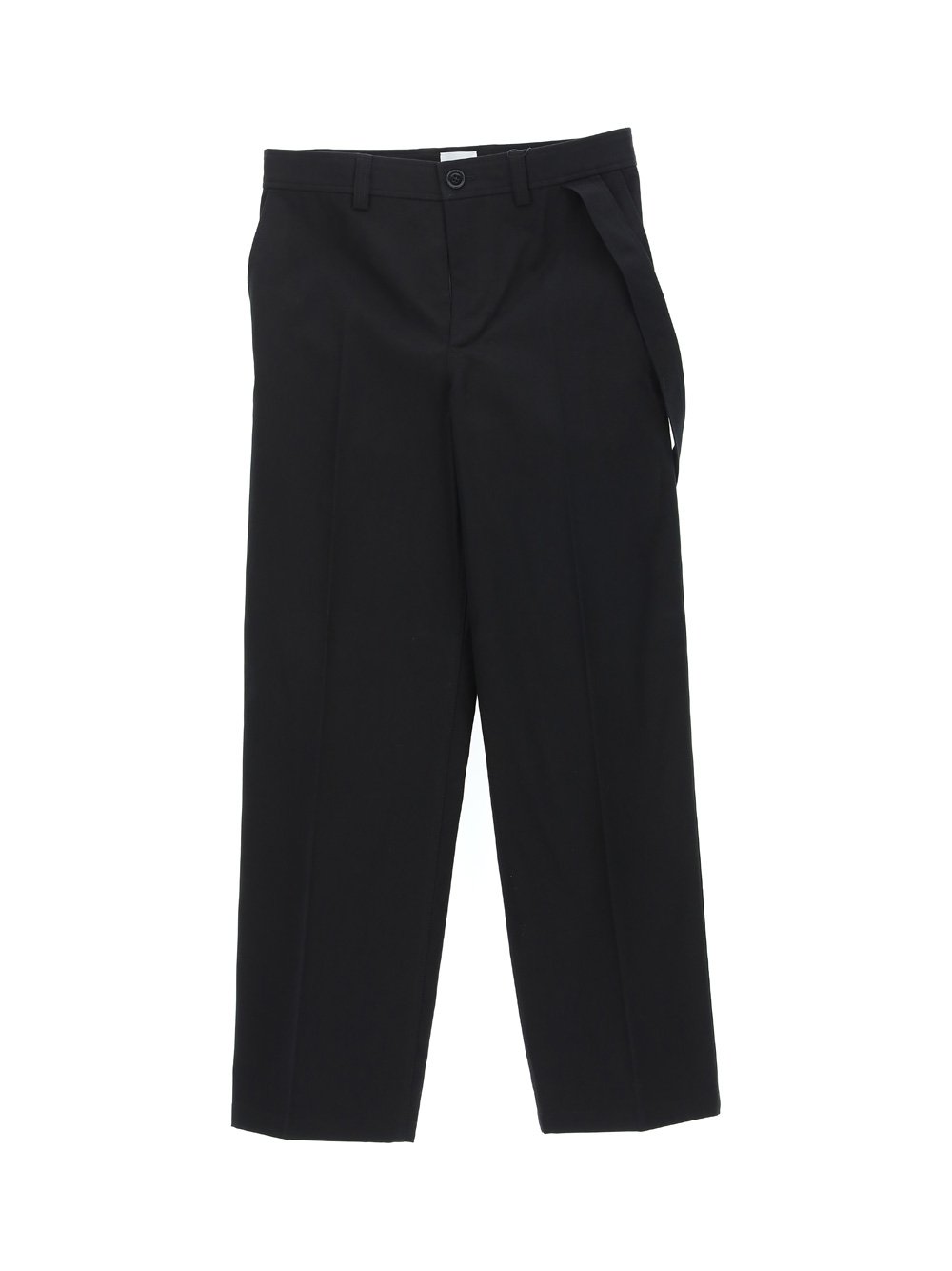 Burberry Strap Detailed Straight Leg Trousers