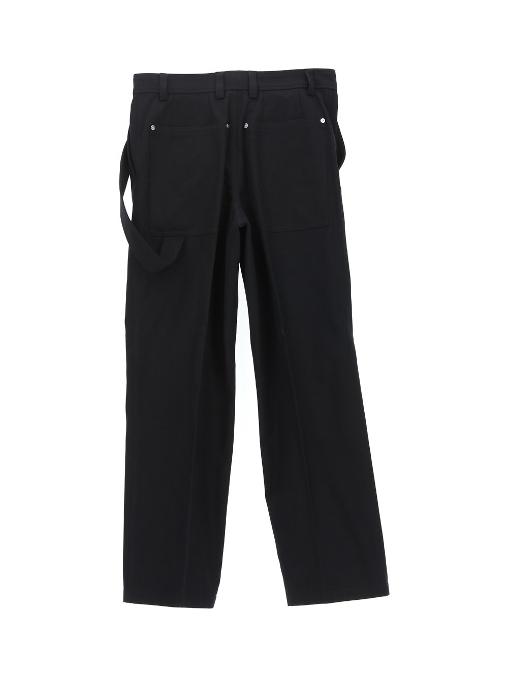 Burberry Strap Detailed Straight Leg Trousers