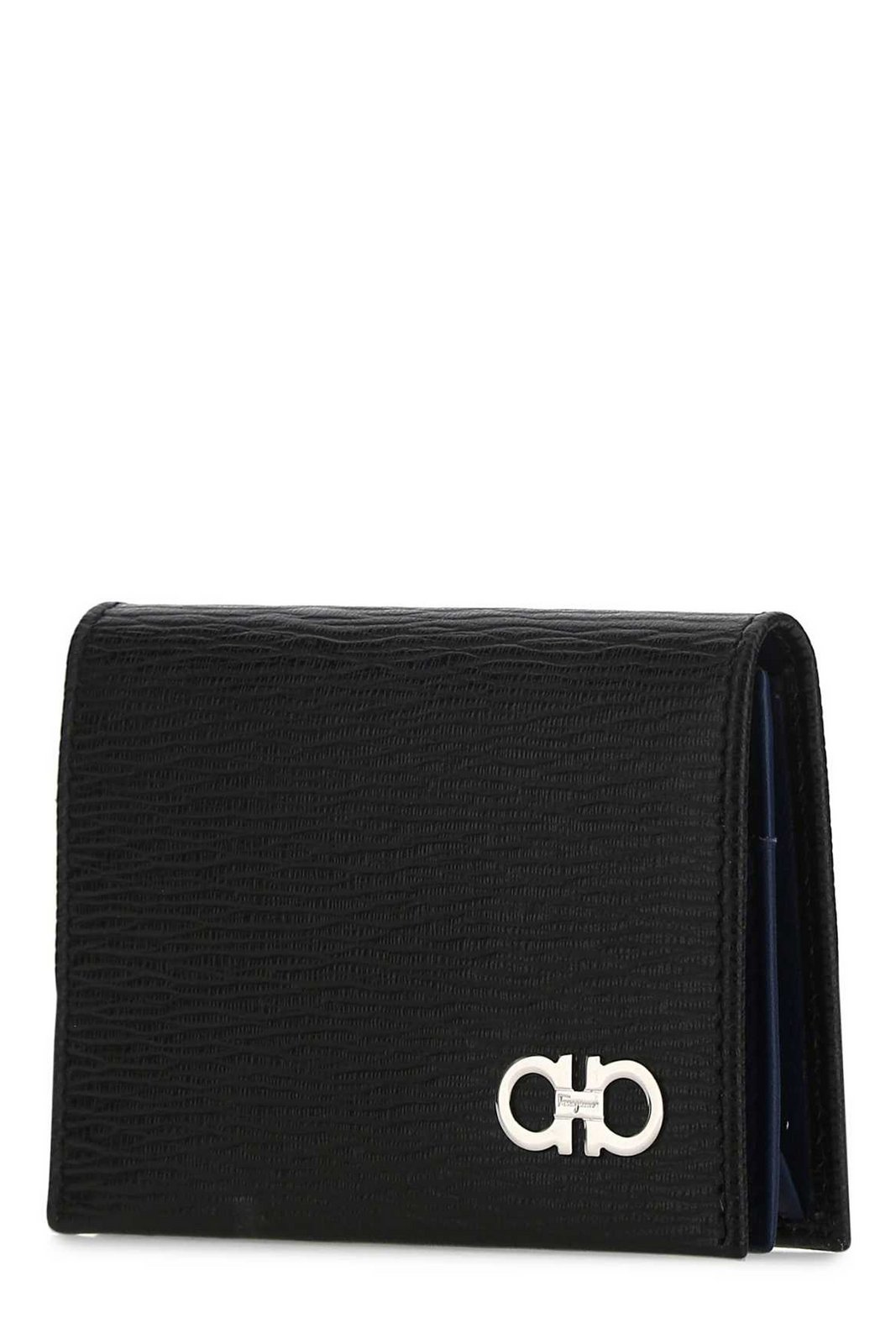 Ferragamo Gancini Logo Plaque Bi-Fold Wallet