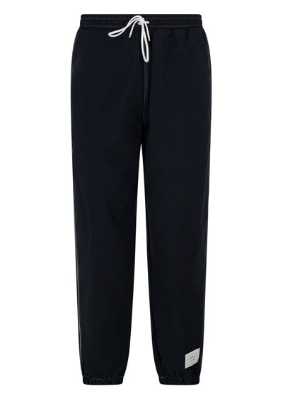Thom Browne Logo Patch Drawstring Pants