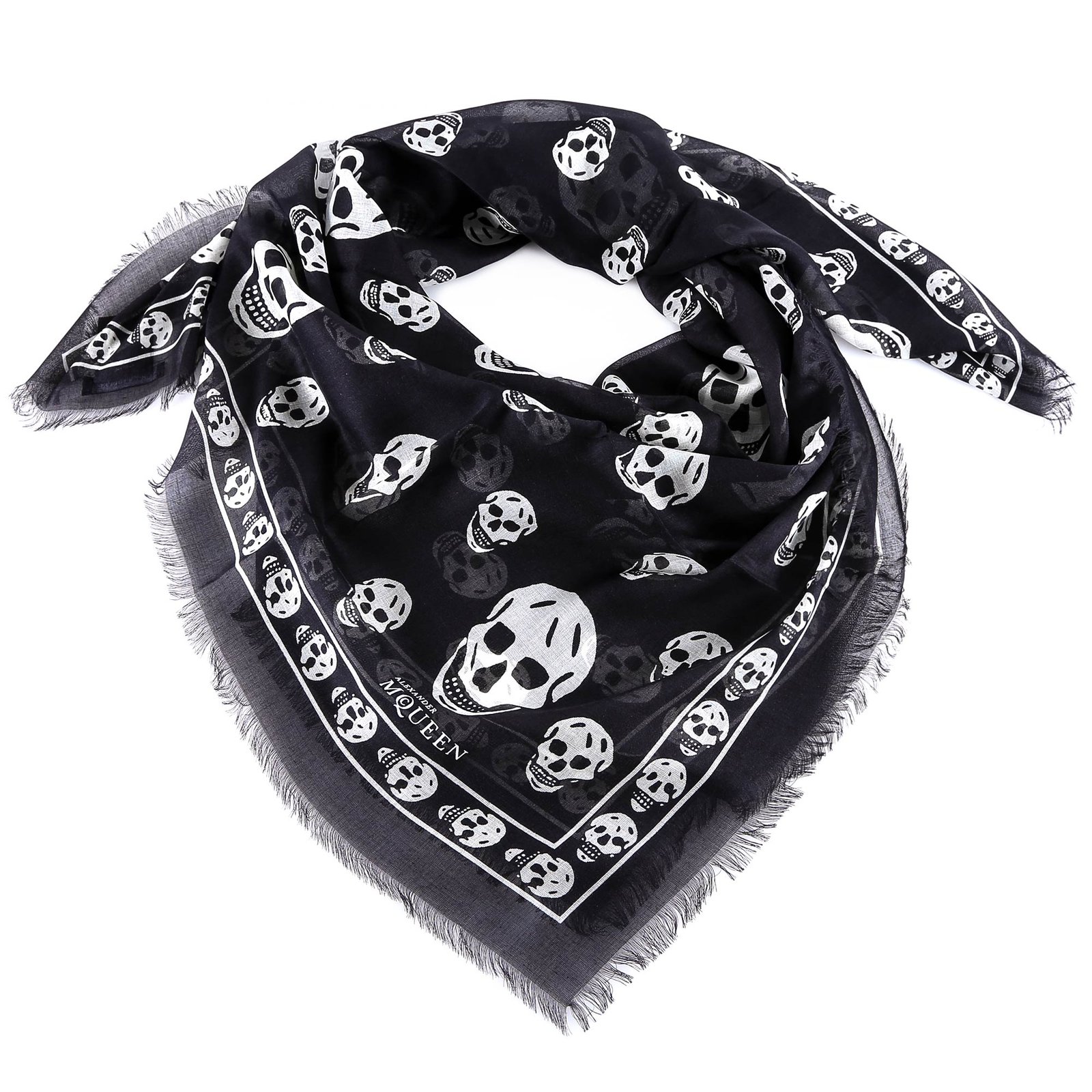 Alexander McQueen Skull Print Scarf