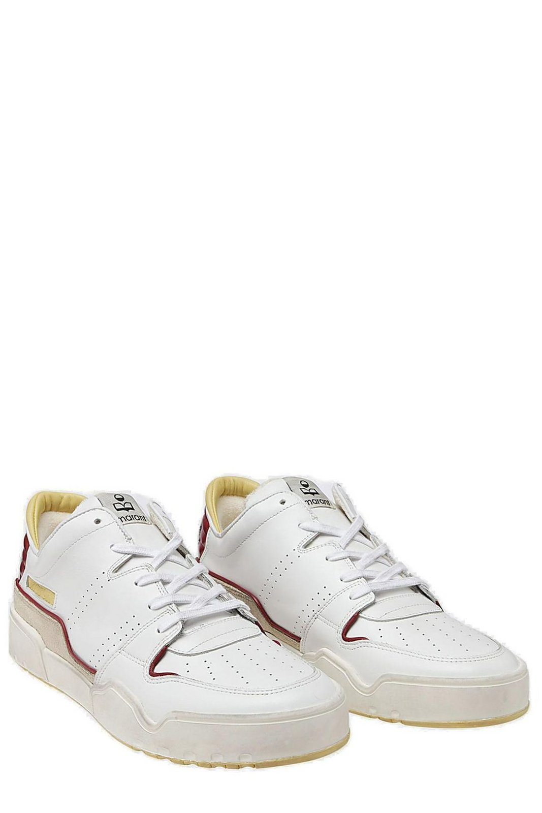 Isabel Marant Logo Patch Lace-Up Sneakers 1 Isabel Marant Logo Patch Lace-Up Sneakers