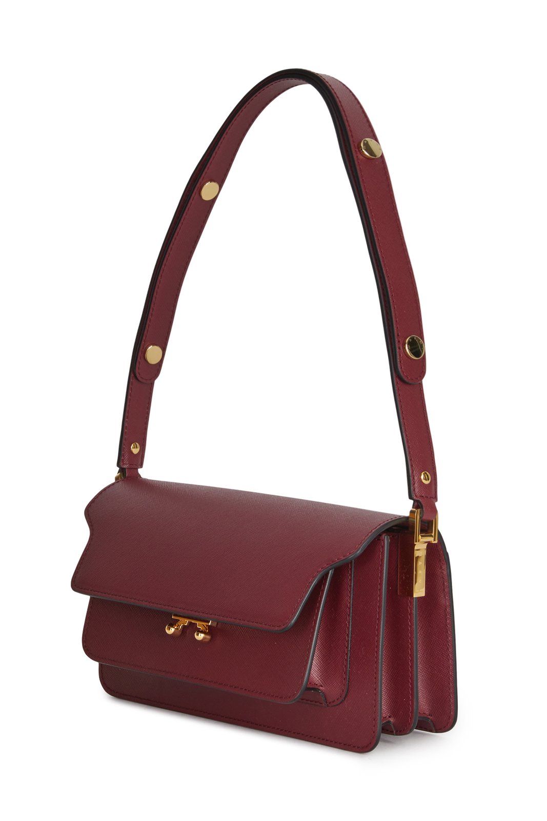 Marni New Trunk Foldover Top Shoulder Bag