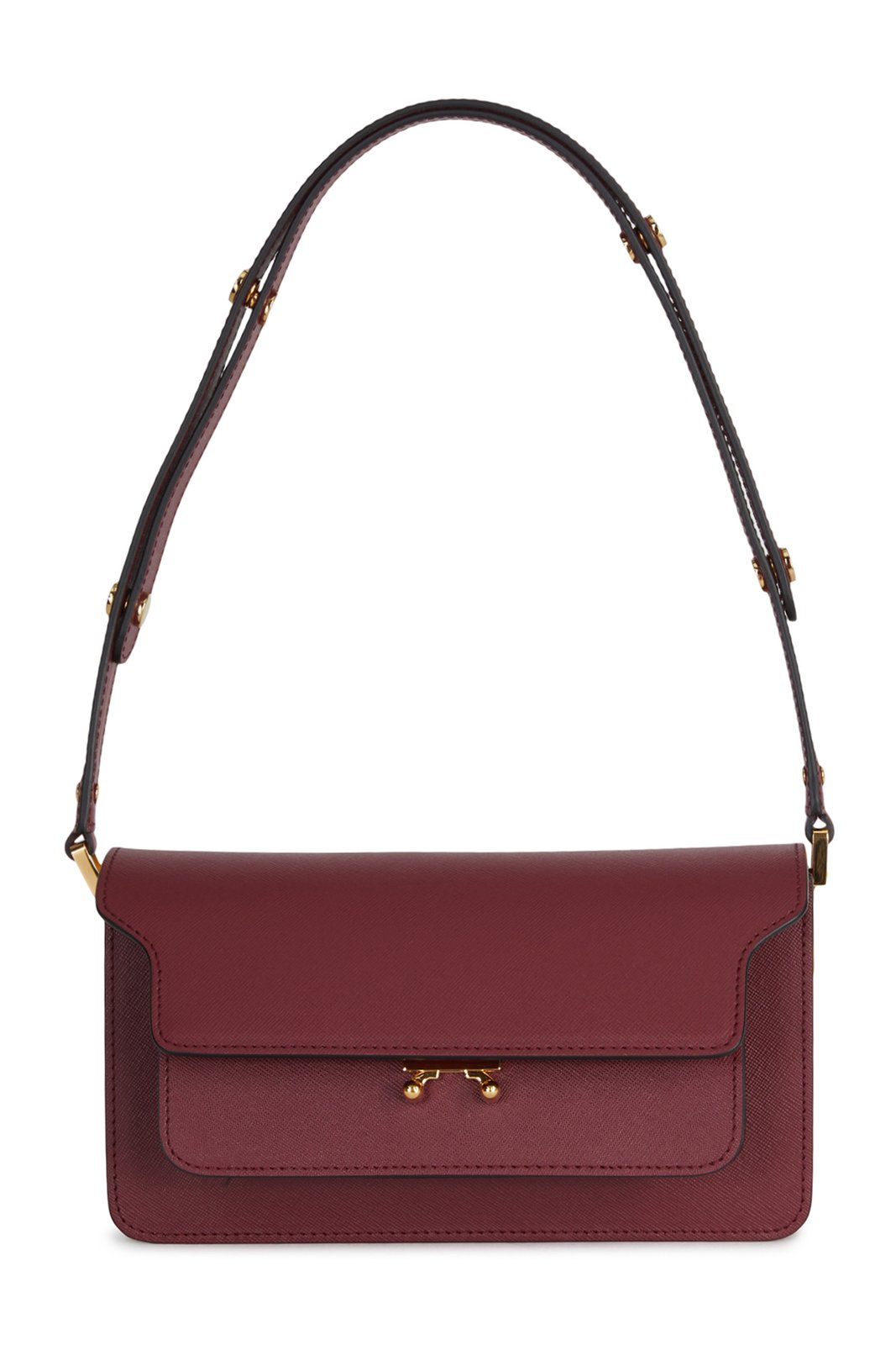 Marni New Trunk Foldover Top Shoulder Bag