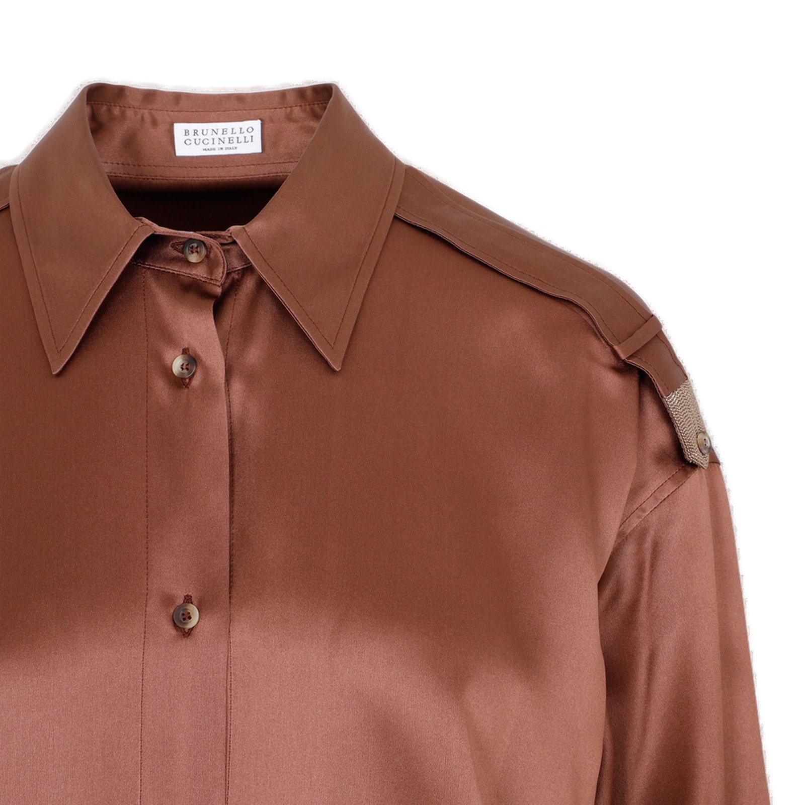 Brunello Cucinelli Button-Up Oversized-Fit Shirt 4 Brunello Cucinelli Button-Up Oversized-Fit Shirt