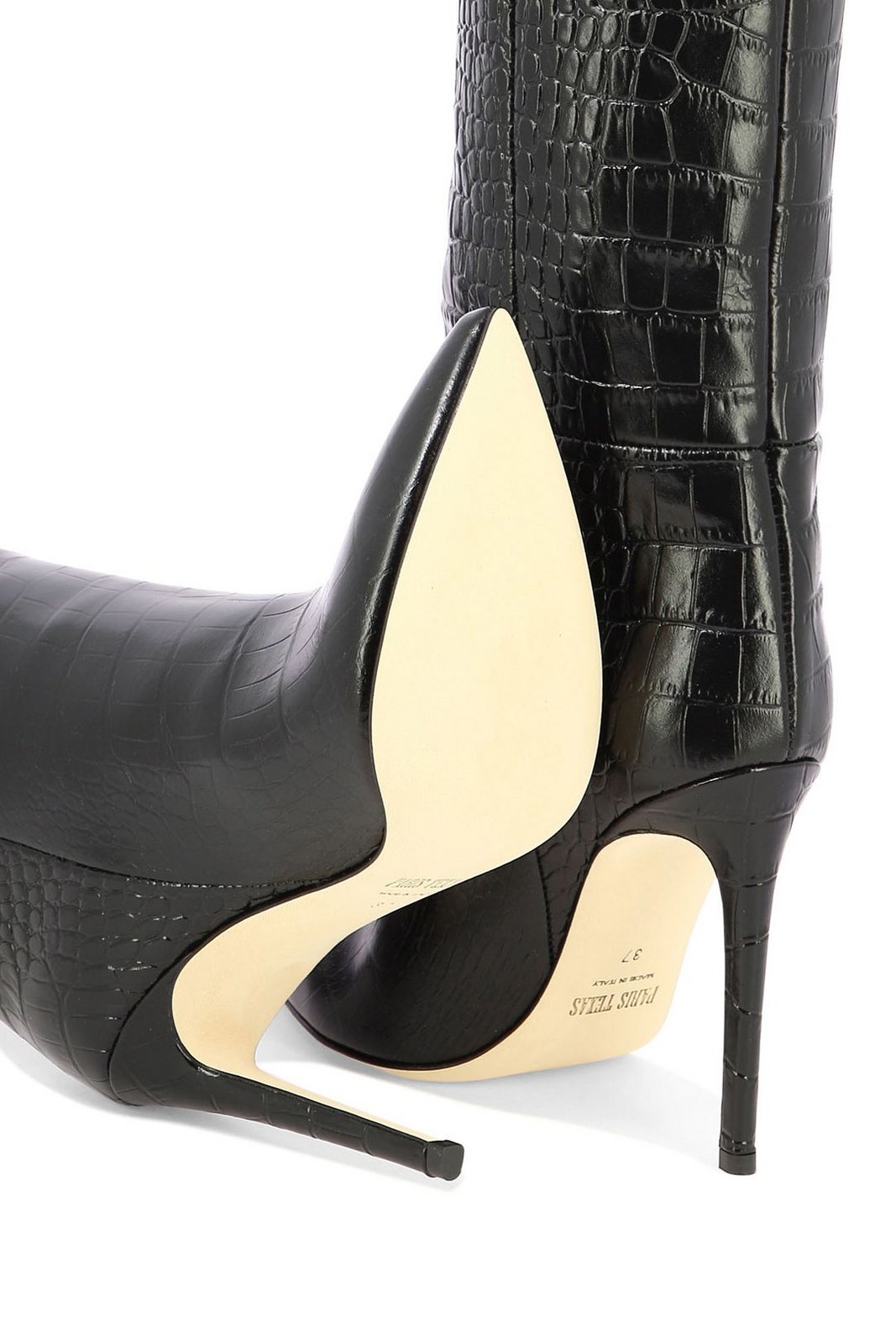 Paris Texas Embossed Knee-High Stiletto Boots