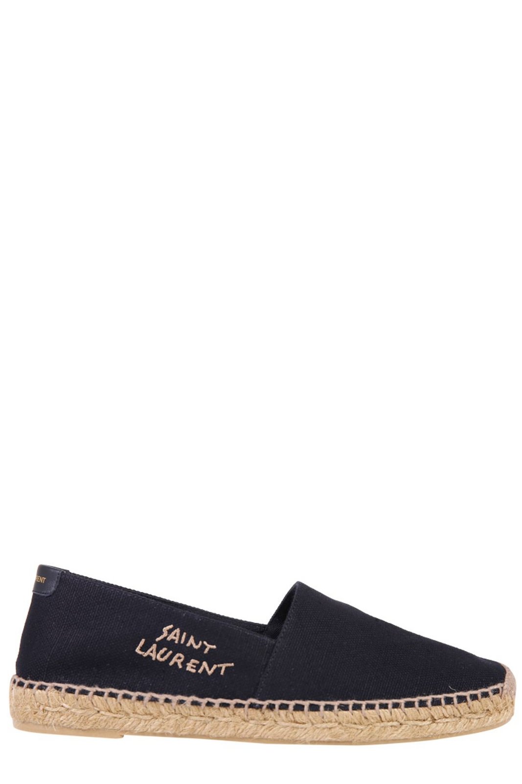 Saint Laurent Logo Embroidered Slip-On Espadrilles 2 Saint Laurent Logo Embroidered Slip-On Espadrilles