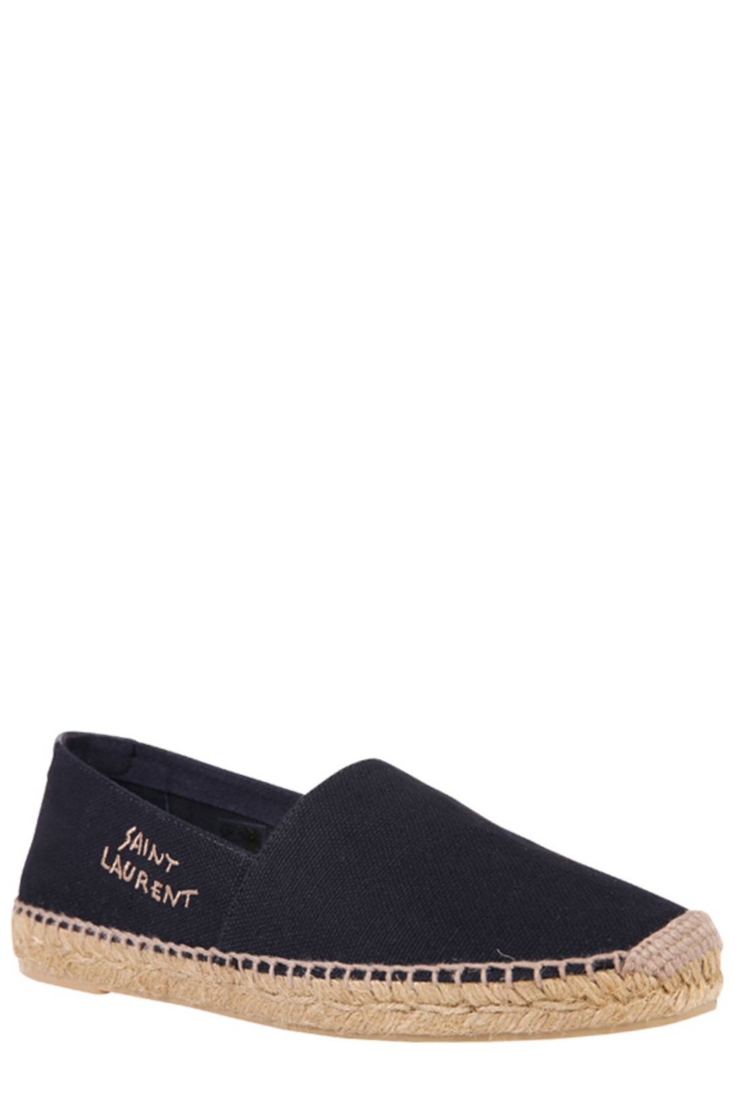 Saint Laurent Logo Embroidered Slip-On Espadrilles 3 Saint Laurent Logo Embroidered Slip-On Espadrilles