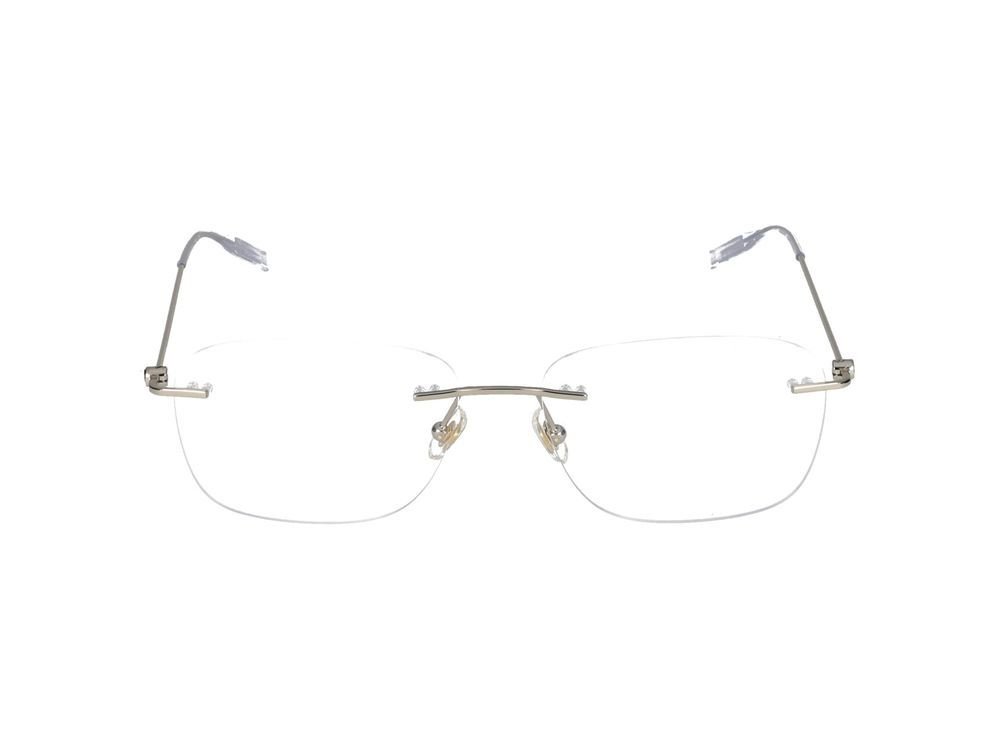Montblanc Eyewear Rimless Square Glasses