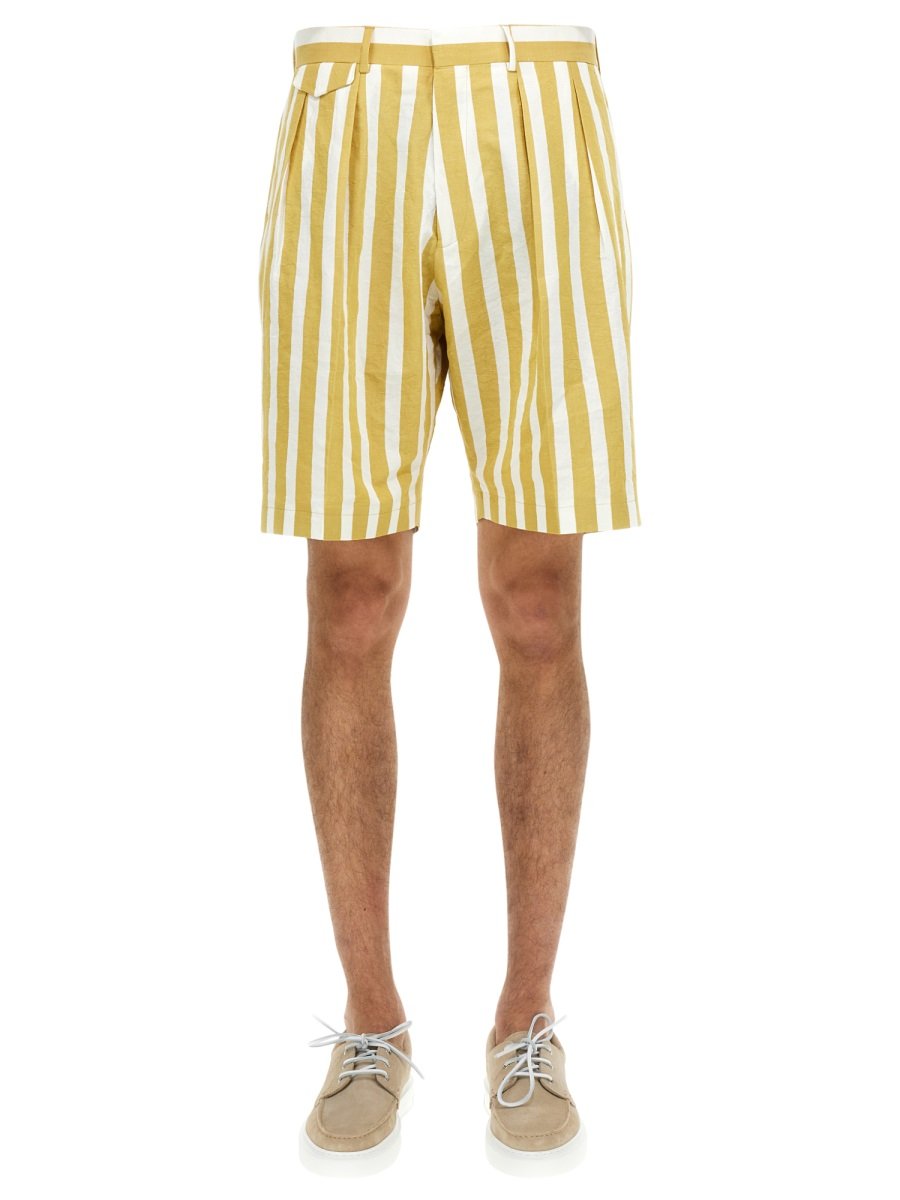 Paul Smith Deckchair Striped Bermuda Shorts